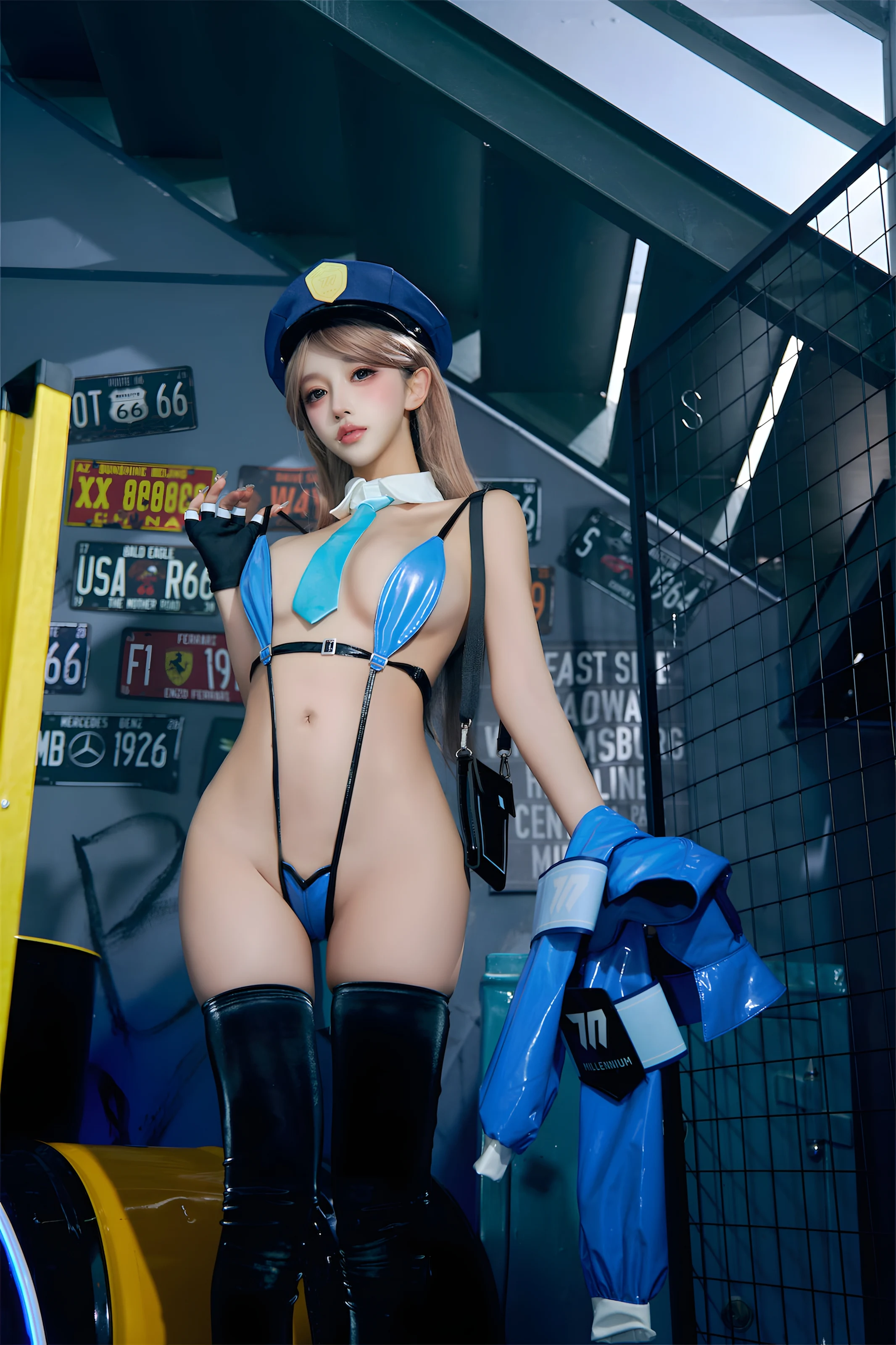 过期米线线喵 - 女保安 [59P]|图集秀