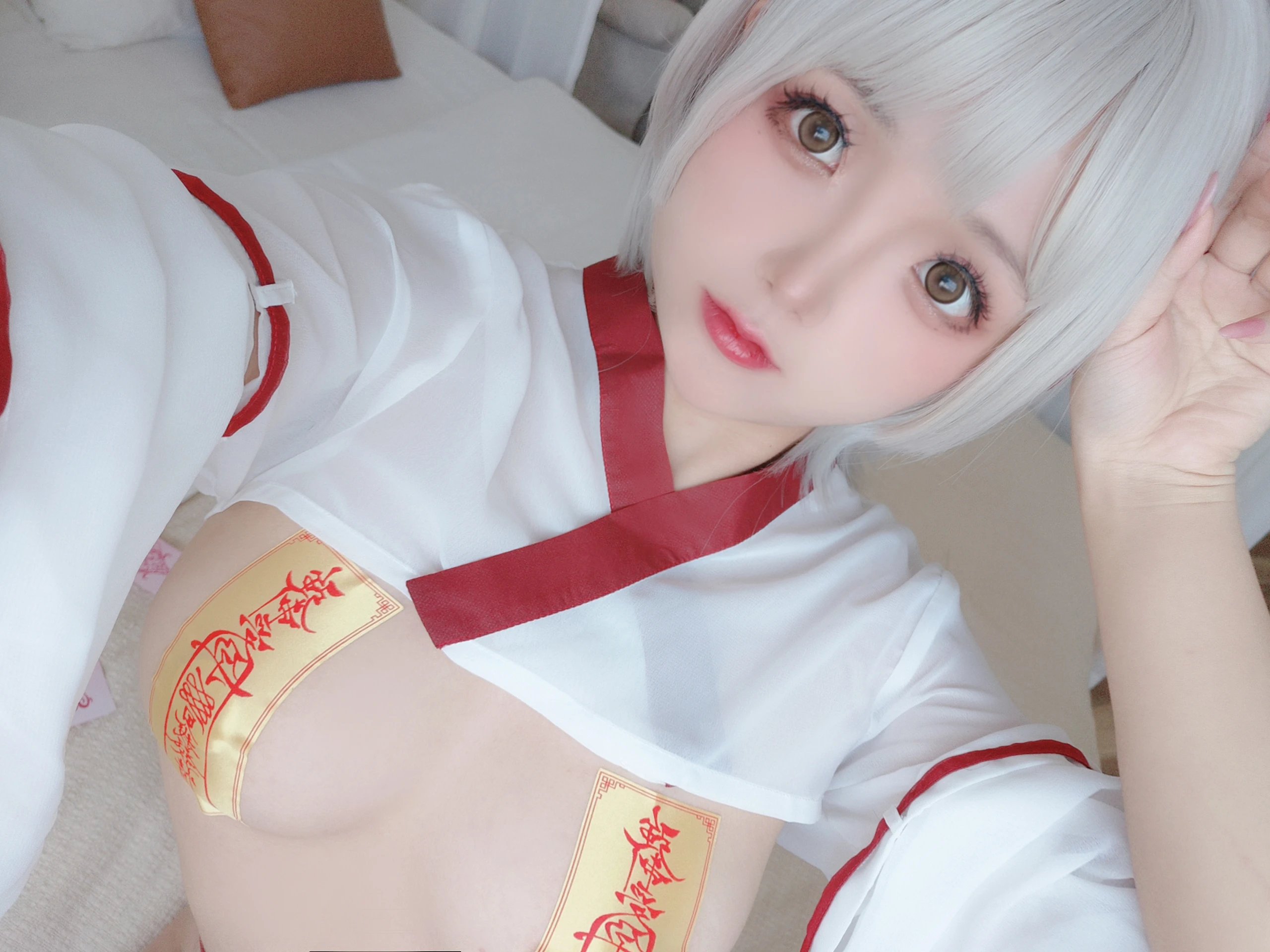 日奈娇 – 巫女自拍 [41P]插图3