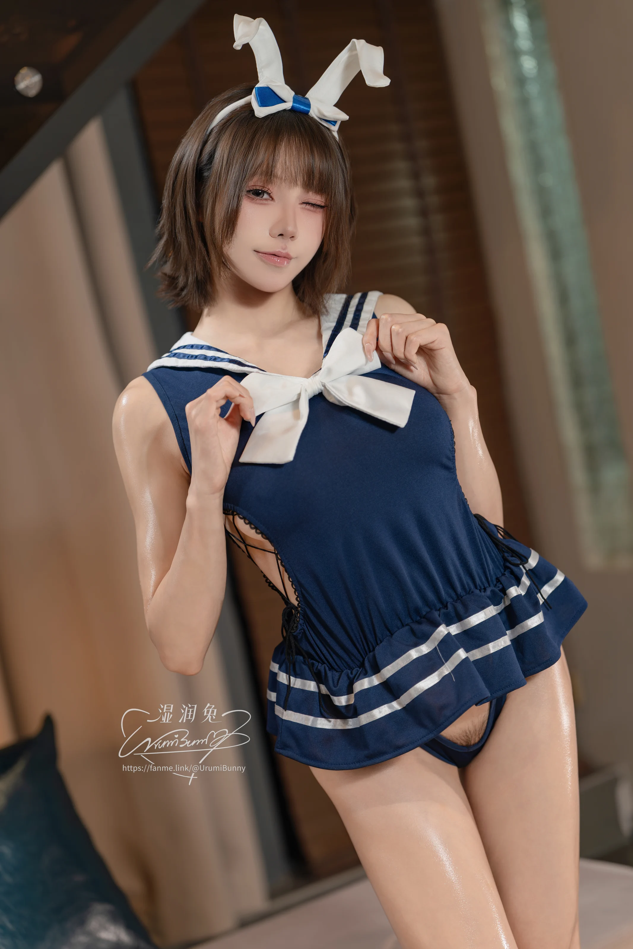 咬一口兔娘(黏黏团子兔) – 2026年5月专属特典 水手兔[20P]插图2