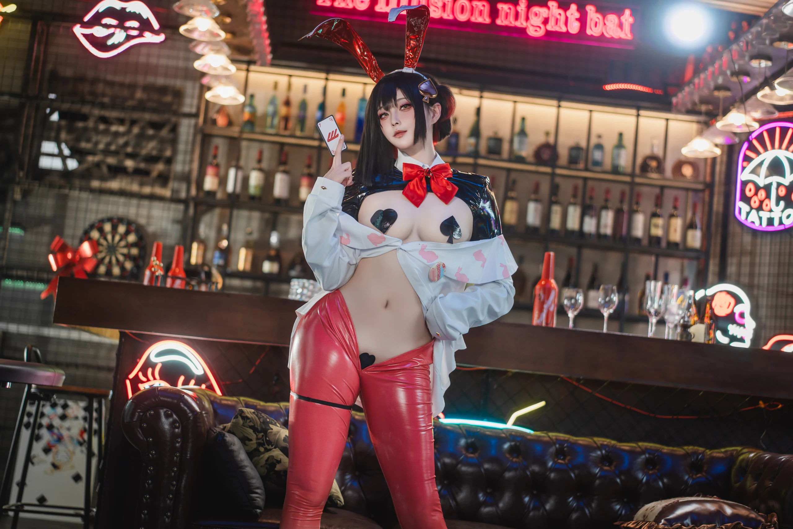 Natsuko夏夏子 – NIKKE 露姬·逆兔女郎 [63P]插图3