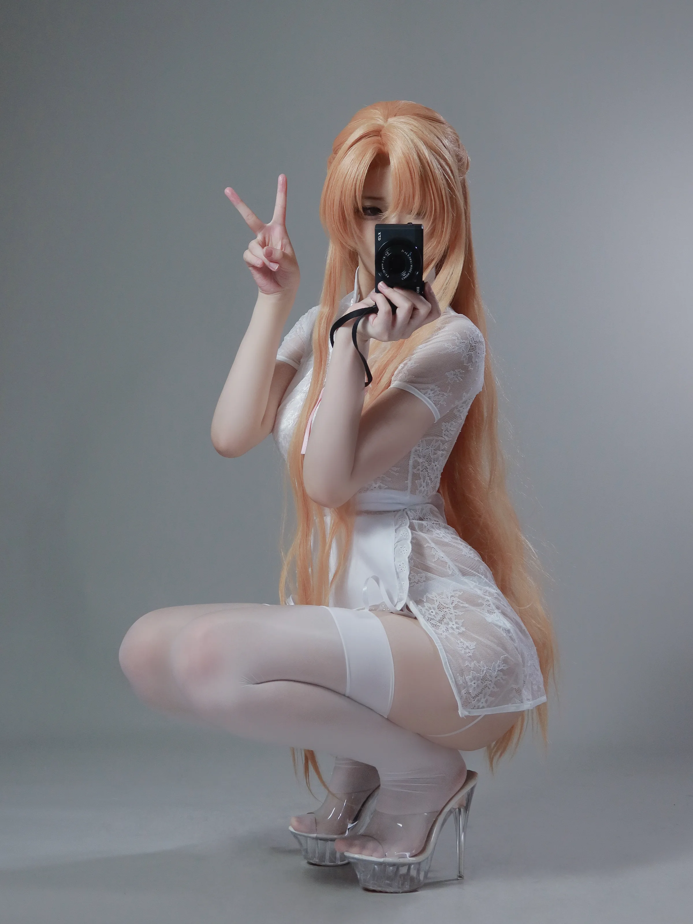 幼愛Youmeko – 刀剑神域 亚丝娜·中华女仆 [42P]插图1