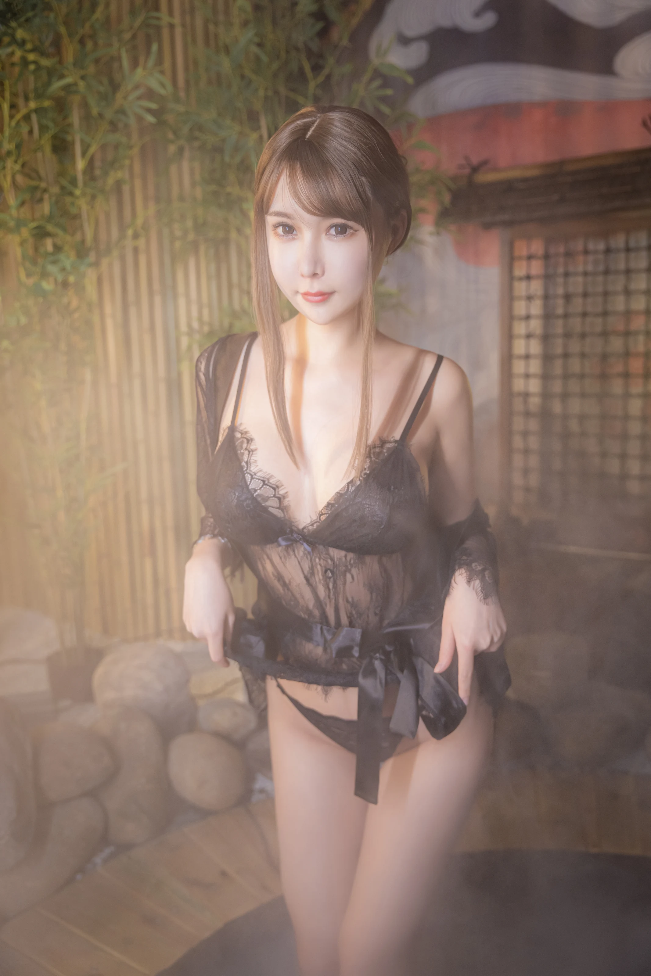 亚马逊鲶鱼 – 温泉黑色蕾丝 [33P]插图5