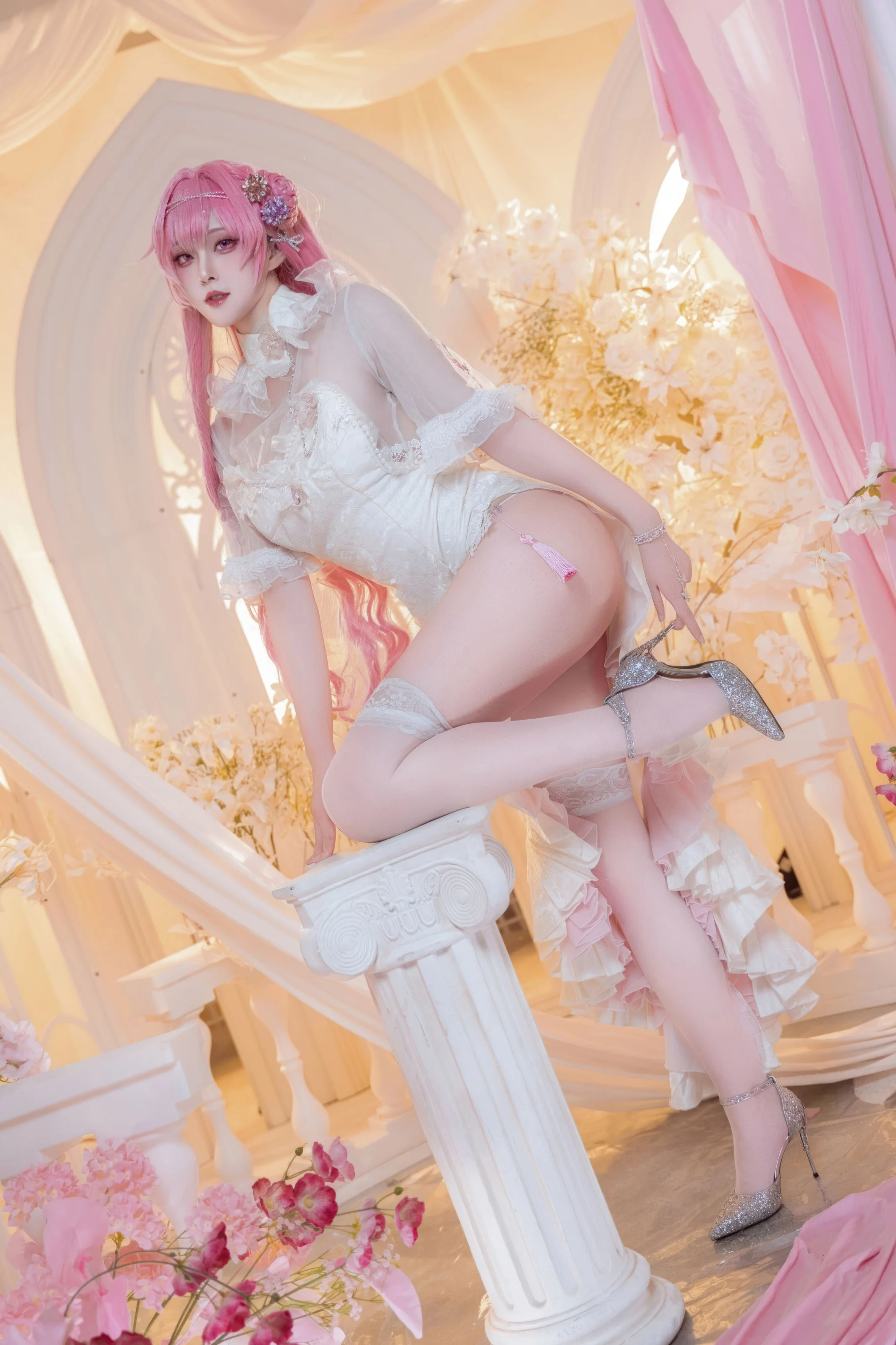 Natsuko夏夏子 – NIKKE 桃乐丝旗袍 [78P]插图3