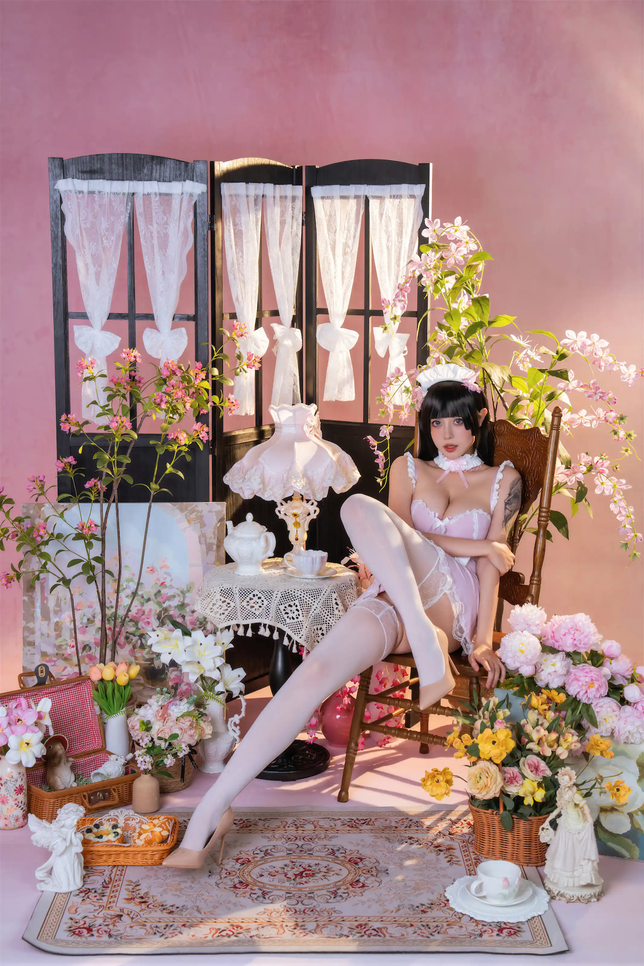 云溪溪 – &奈汐酱nice 侍花礼[100P]插图6