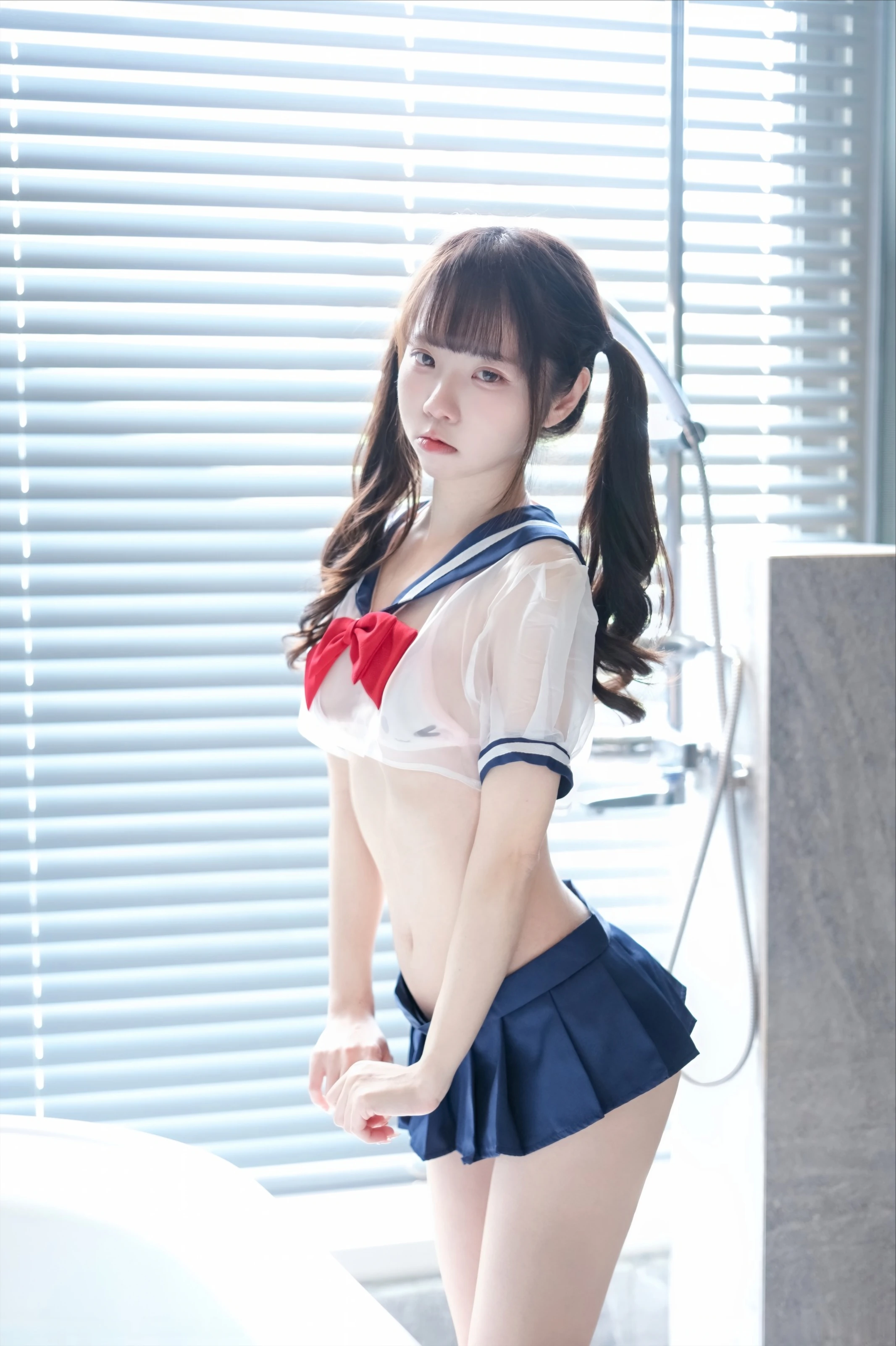 可可小白兔 – 透明学生服 [64P]插图4