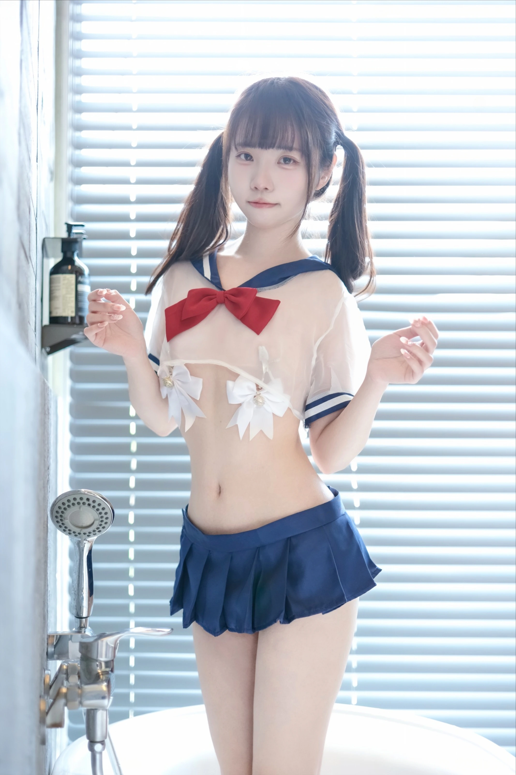 可可小白兔 – 透明学生服 [64P]插图5