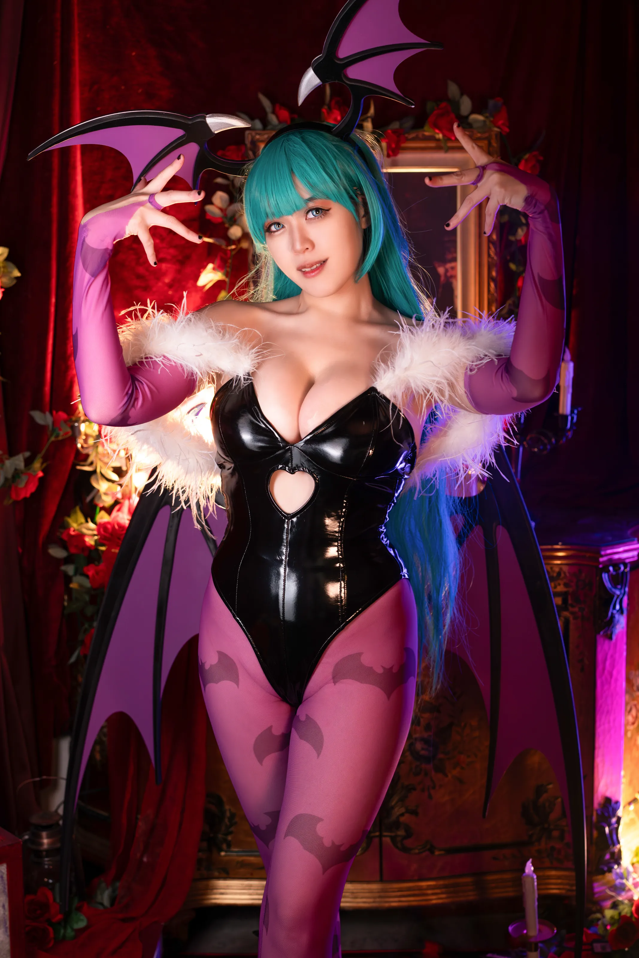 Hatori Sama(奈奈紀) – Morrigan Darkstalkers [39P]|图集秀