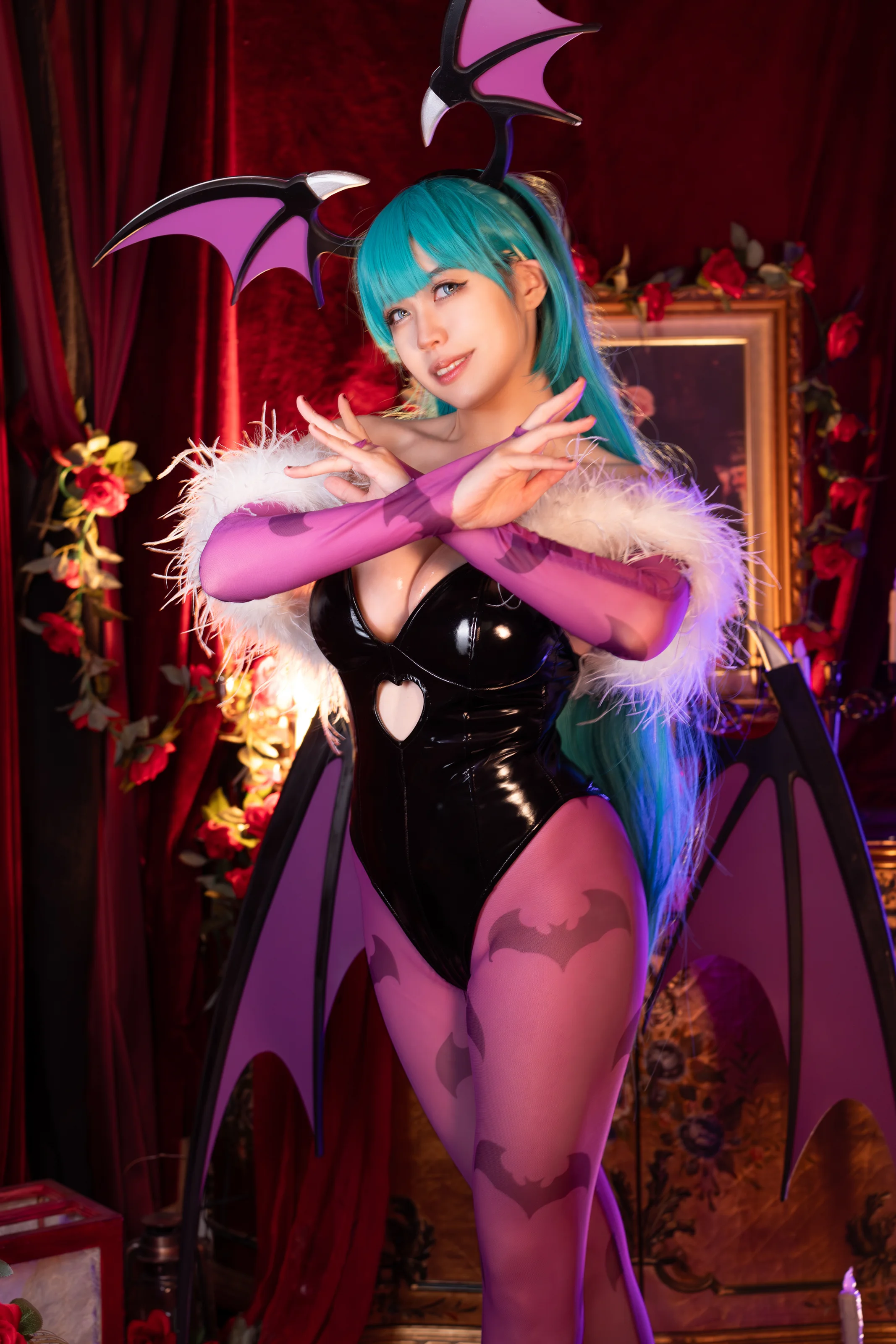 Hatori Sama(奈奈紀) – Morrigan Darkstalkers [39P]插图2