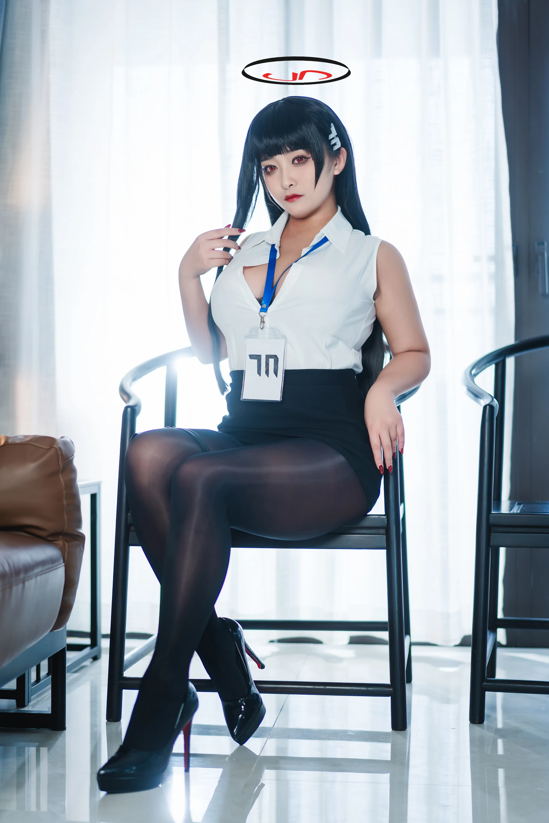 洛璃 LoLiSAMA – 蔚蓝档案 调月莉音 [72P]插图1