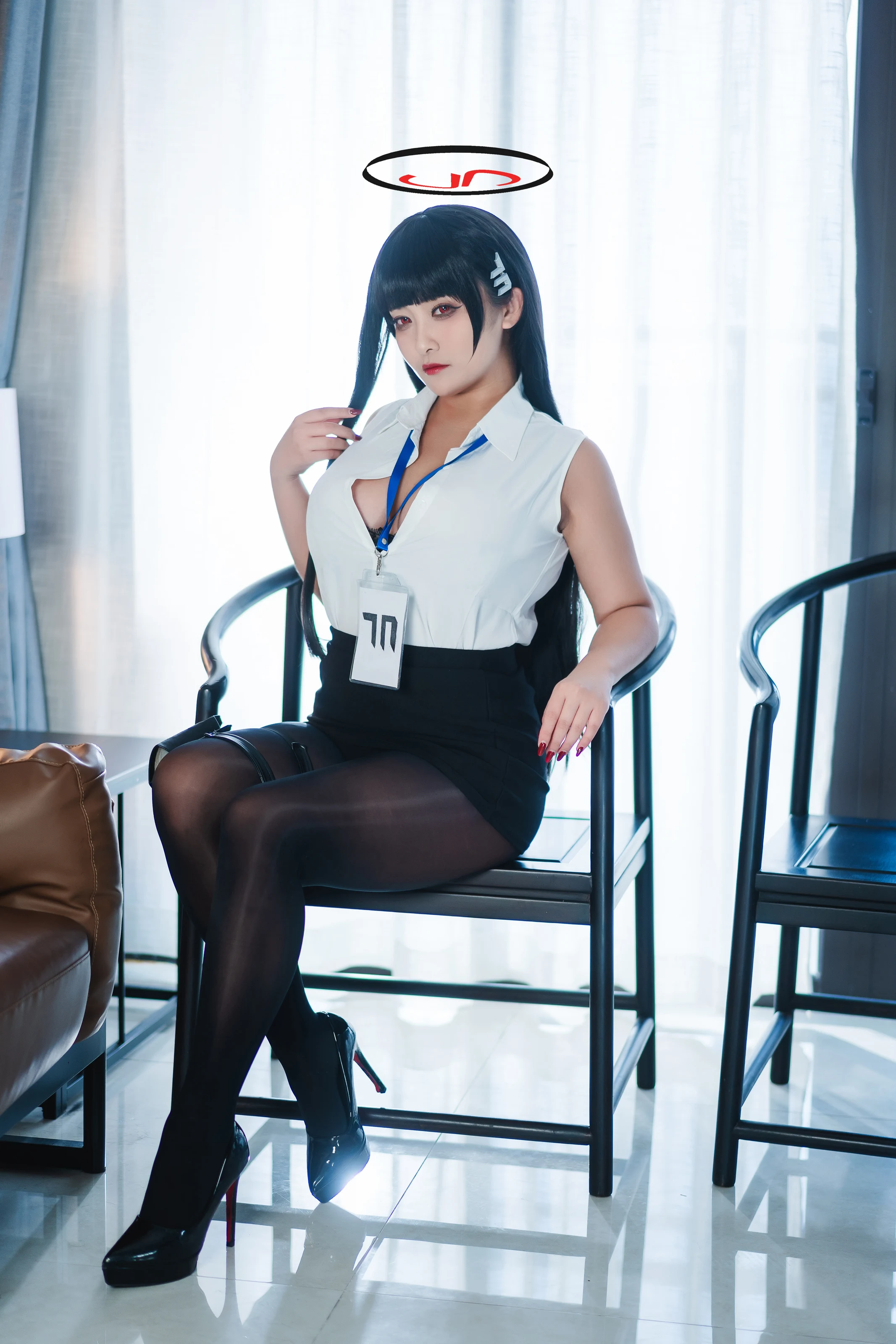 洛璃 LoLiSAMA – 蔚蓝档案 调月莉音 [72P]插图3