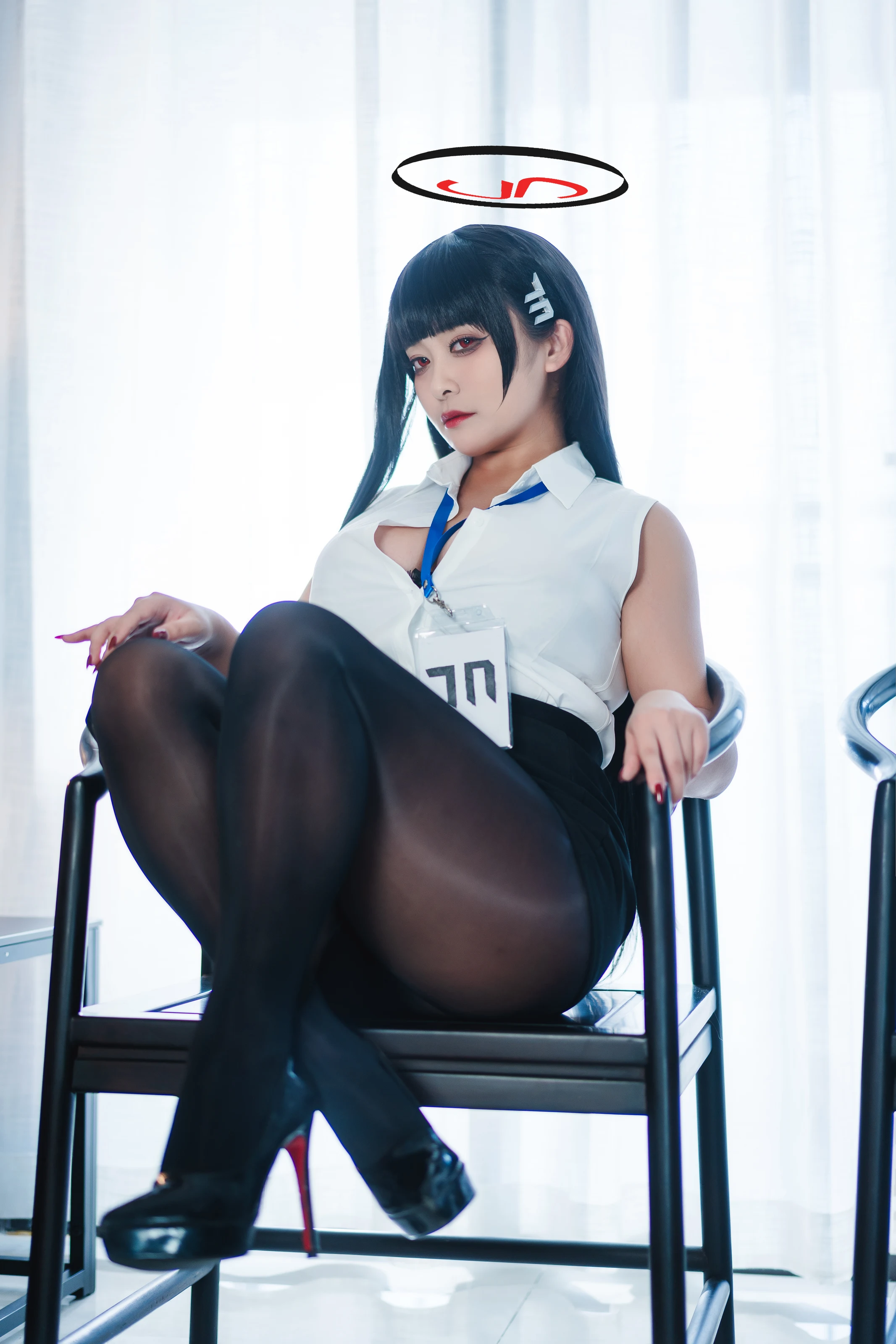 洛璃 LoLiSAMA – 蔚蓝档案 调月莉音 [72P]插图5