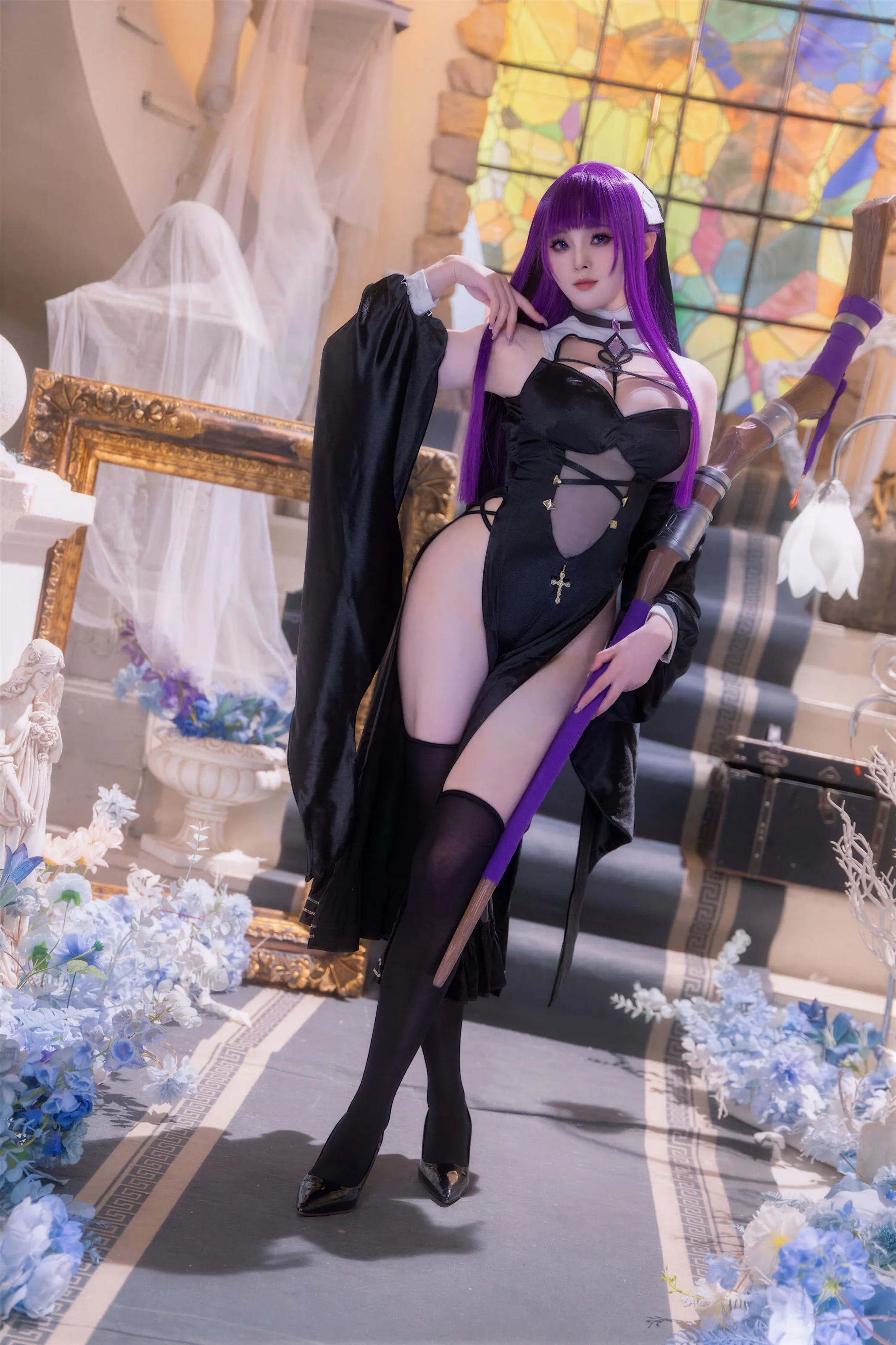 Natsuko夏夏子 – 葬送的芙莉莲 菲伦 修女 [123P]插图2