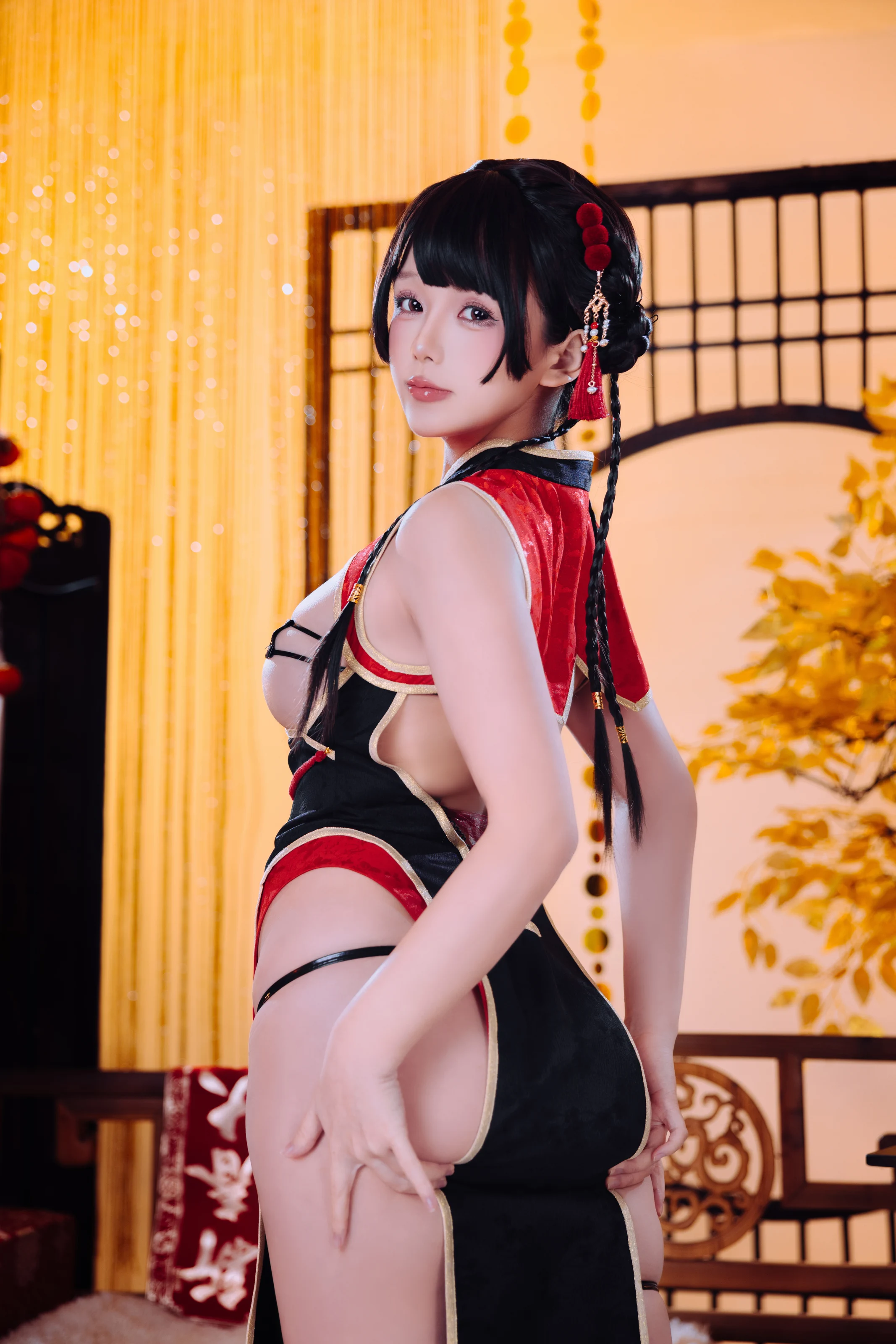 日奈娇 – 新年限定旗袍 [61P]插图5