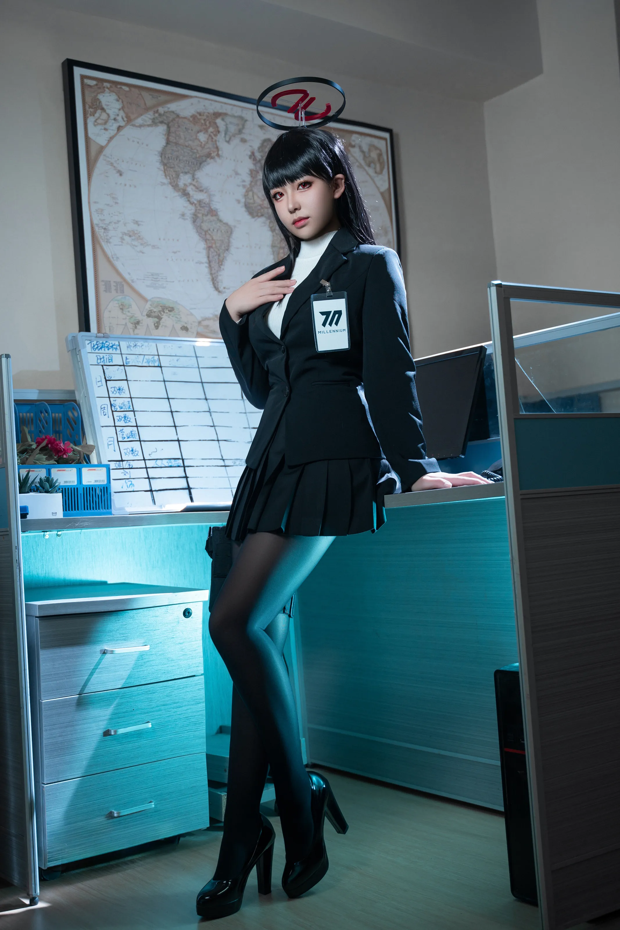 虎森森 – 蔚蓝档案 调月莉音 [35P]插图1