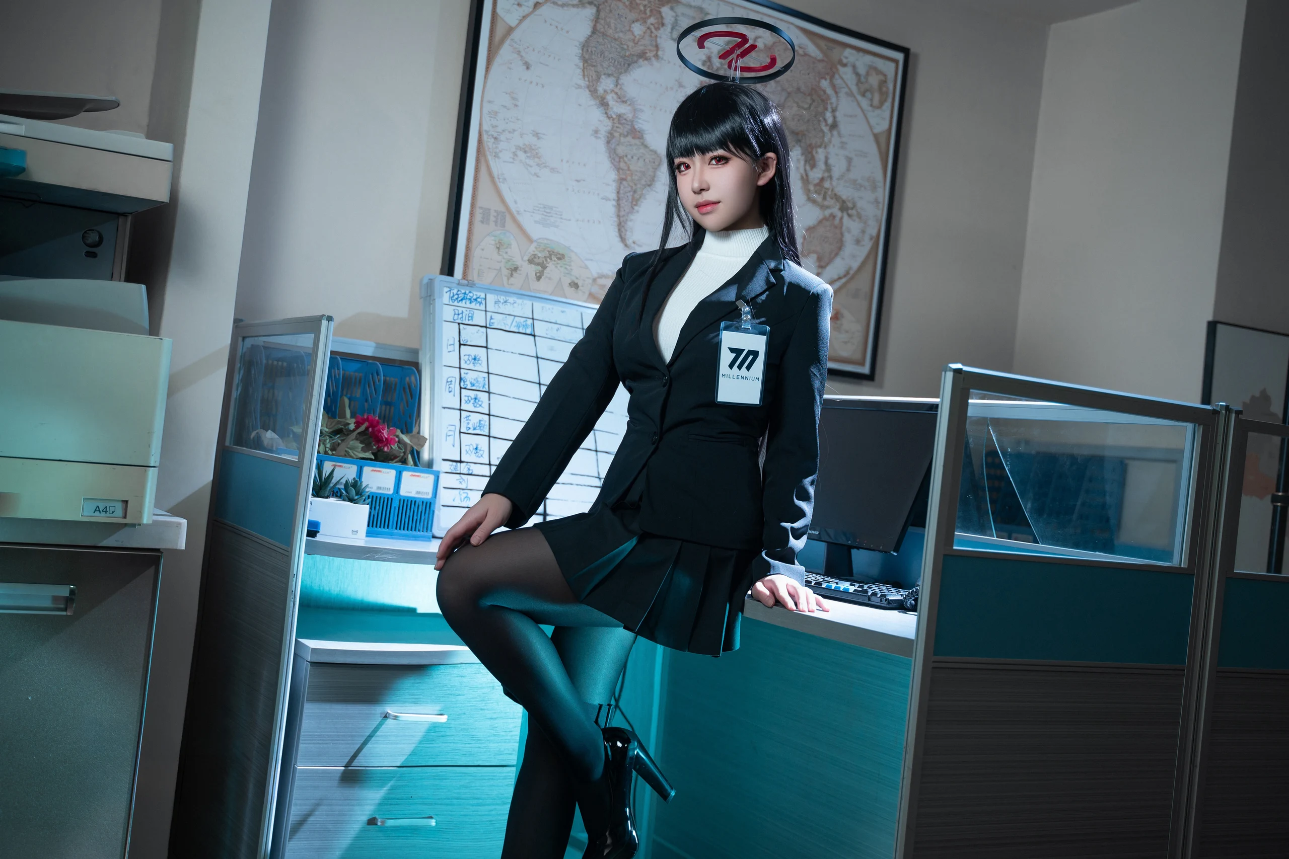 虎森森 – 蔚蓝档案 调月莉音 [35P]插图2