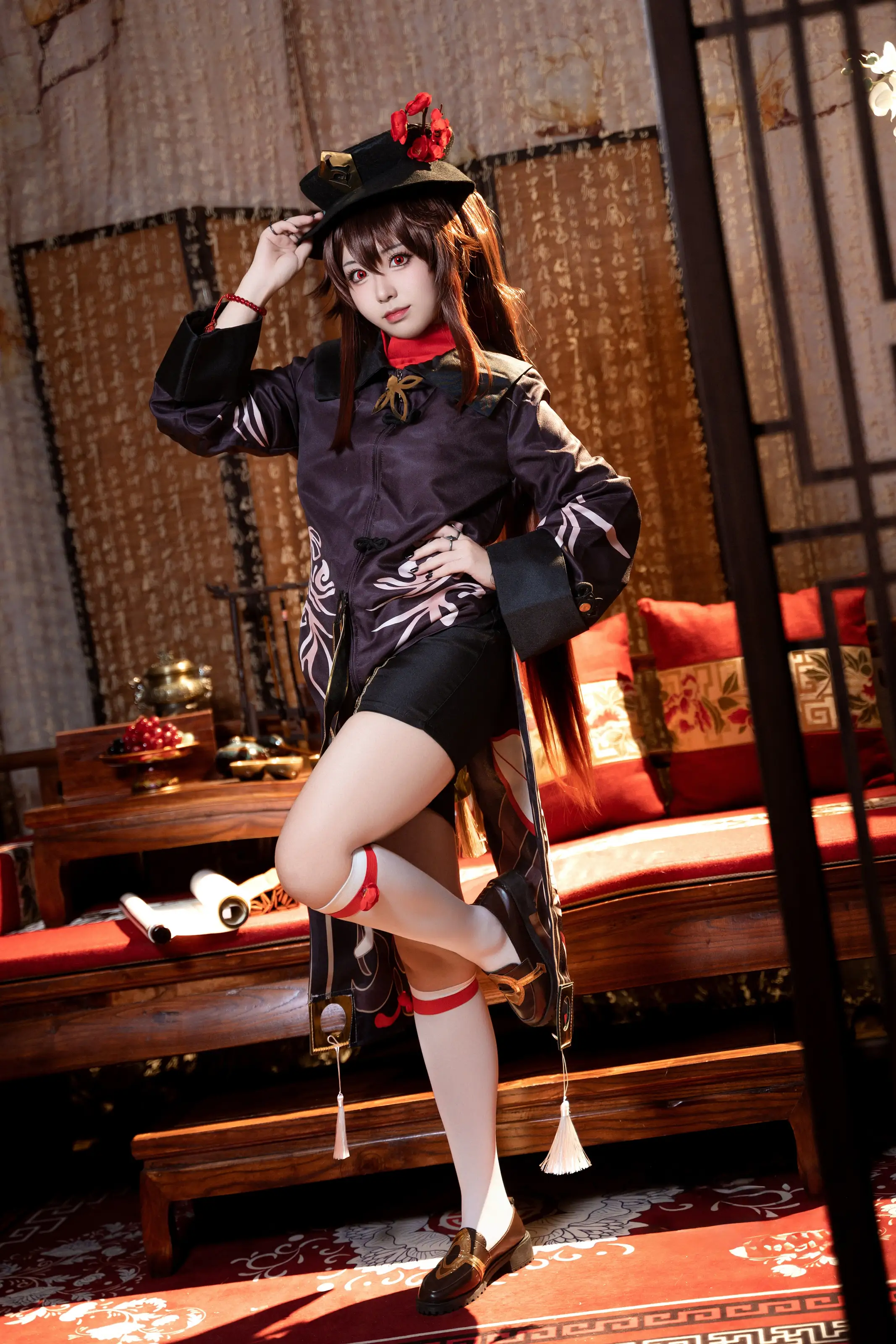 虎森森 – 原神 胡桃 [51P]插图4