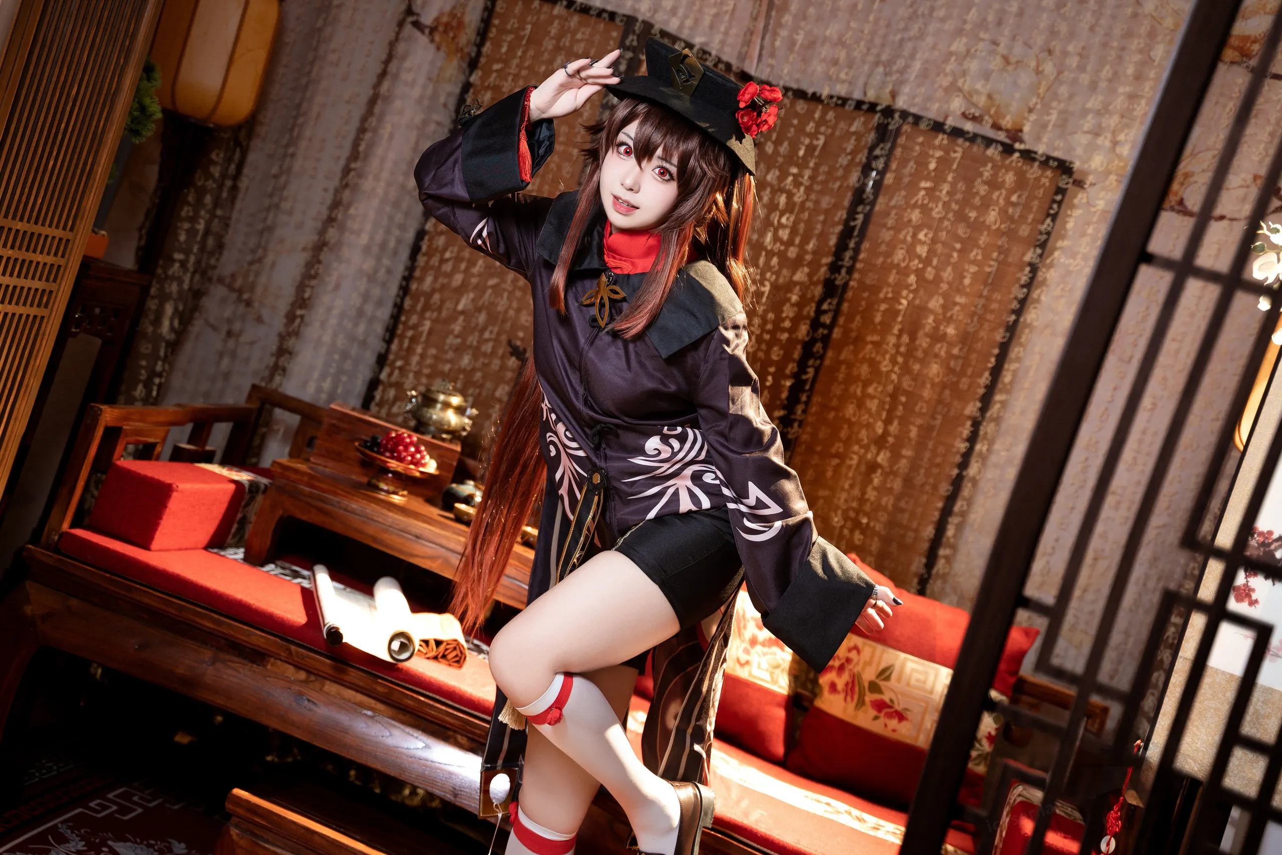 虎森森 – 原神 胡桃 [51P]插图5