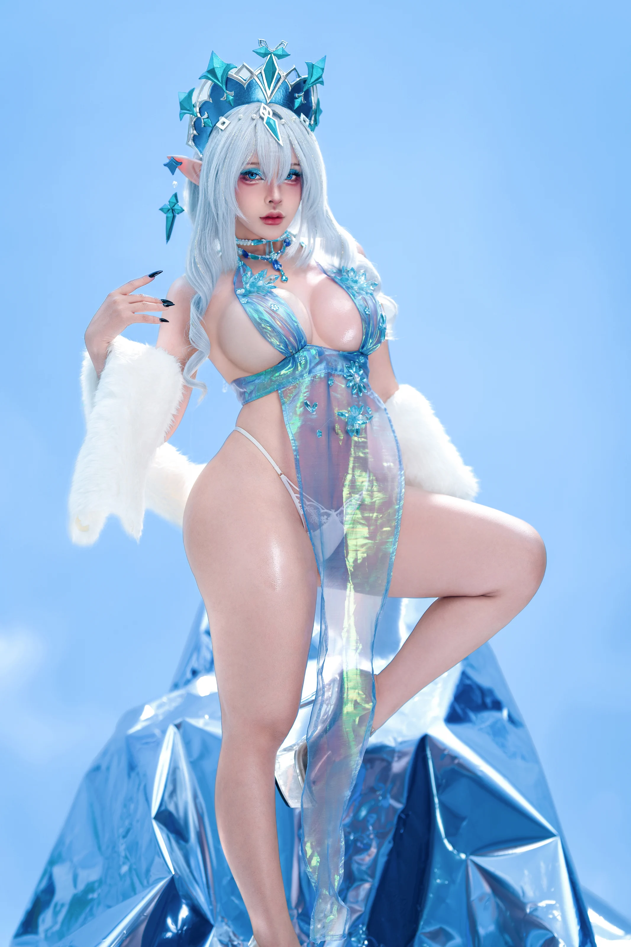 Sayo Momo – Genshin Impact Tsaritsa Empress of Ice 氷の女皇 [99P]插图2