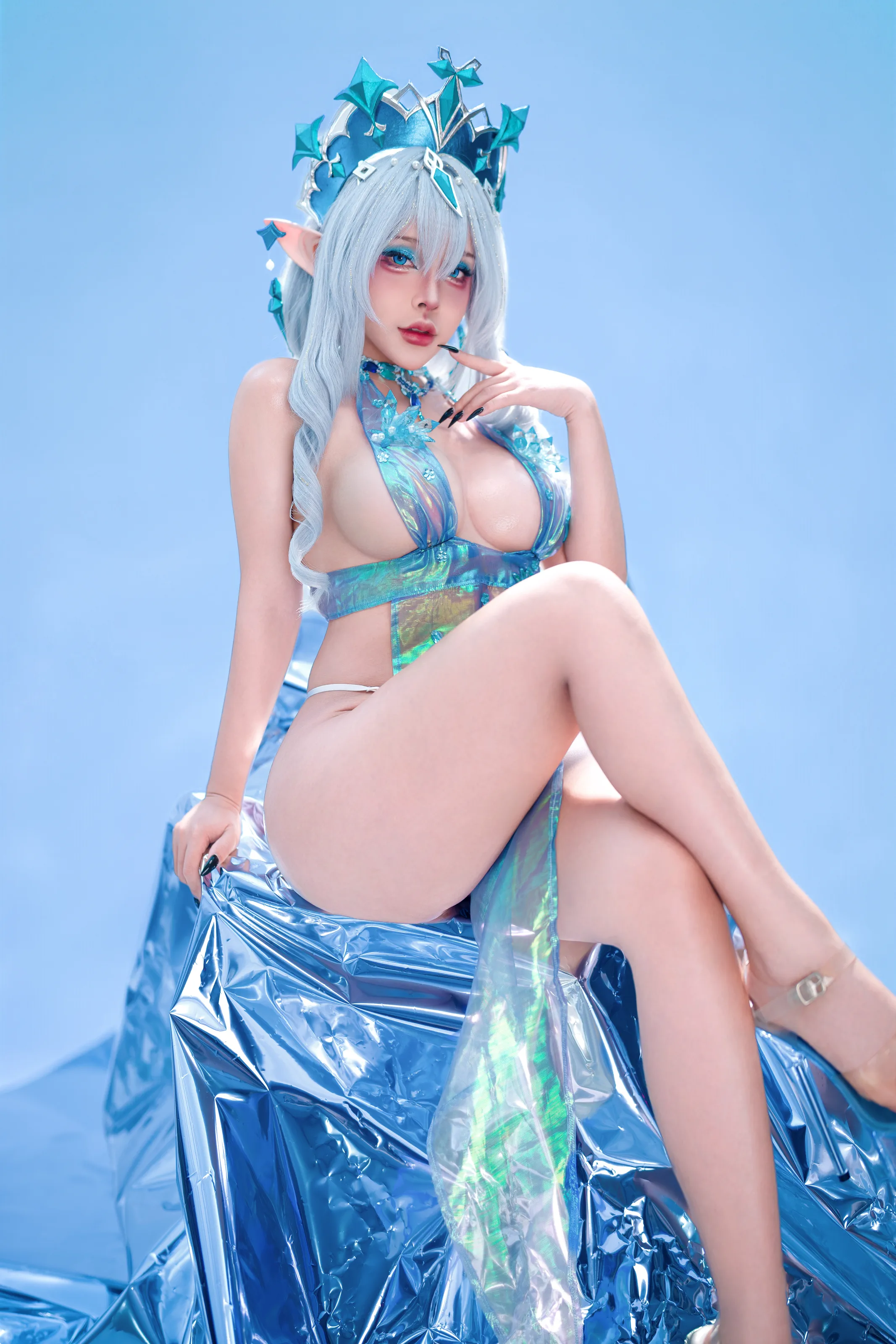 Sayo Momo – Genshin Impact Tsaritsa Empress of Ice 氷の女皇 [99P]插图5