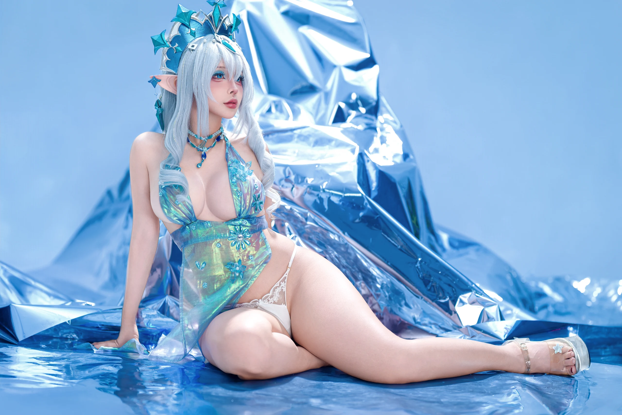 Sayo Momo – Genshin Impact Tsaritsa Empress of Ice 氷の女皇 [99P]插图6