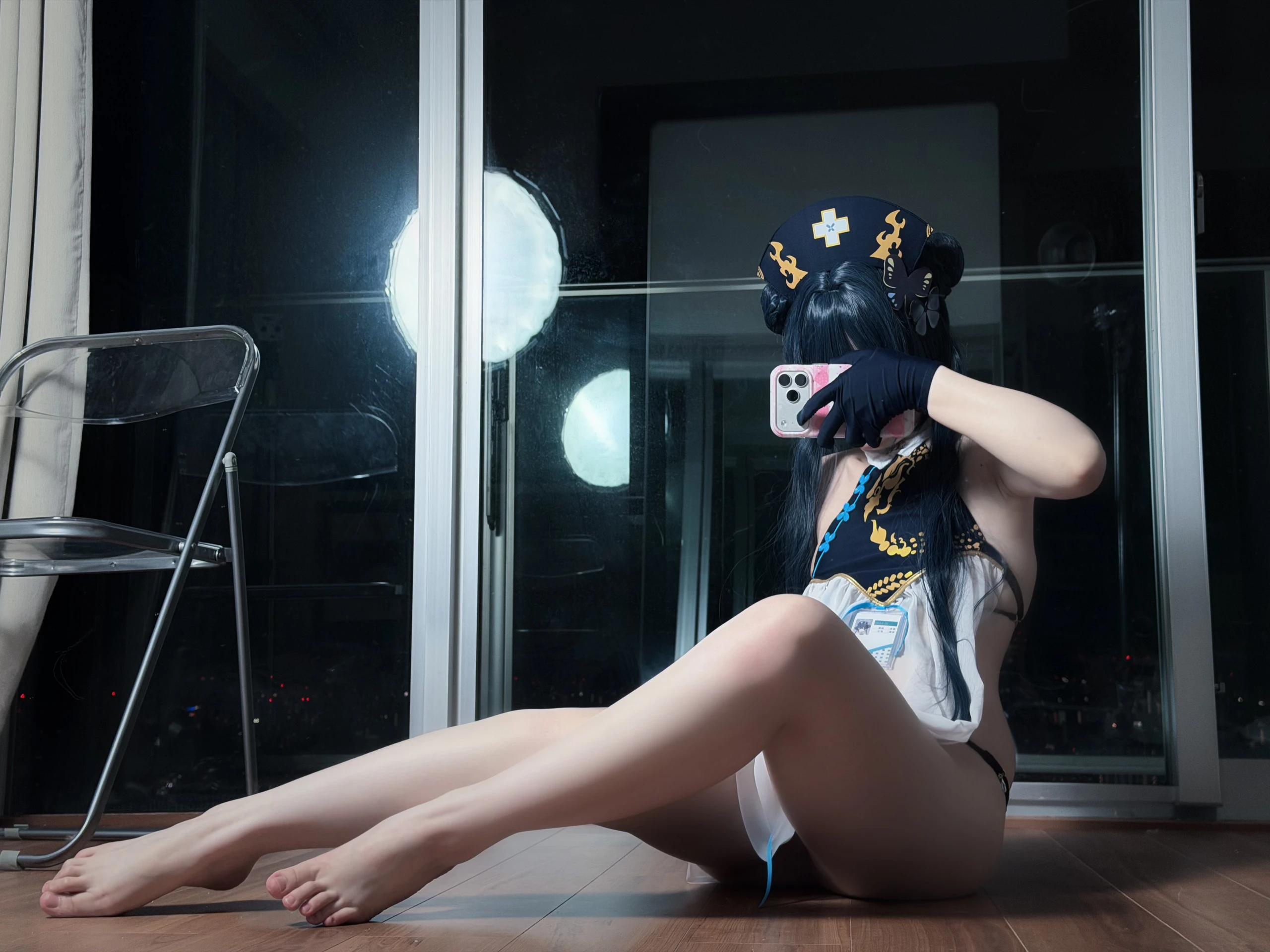幼愛Youmeko – kisaki see through dress with thongs 妃咲连衣裙 [42P]插图1