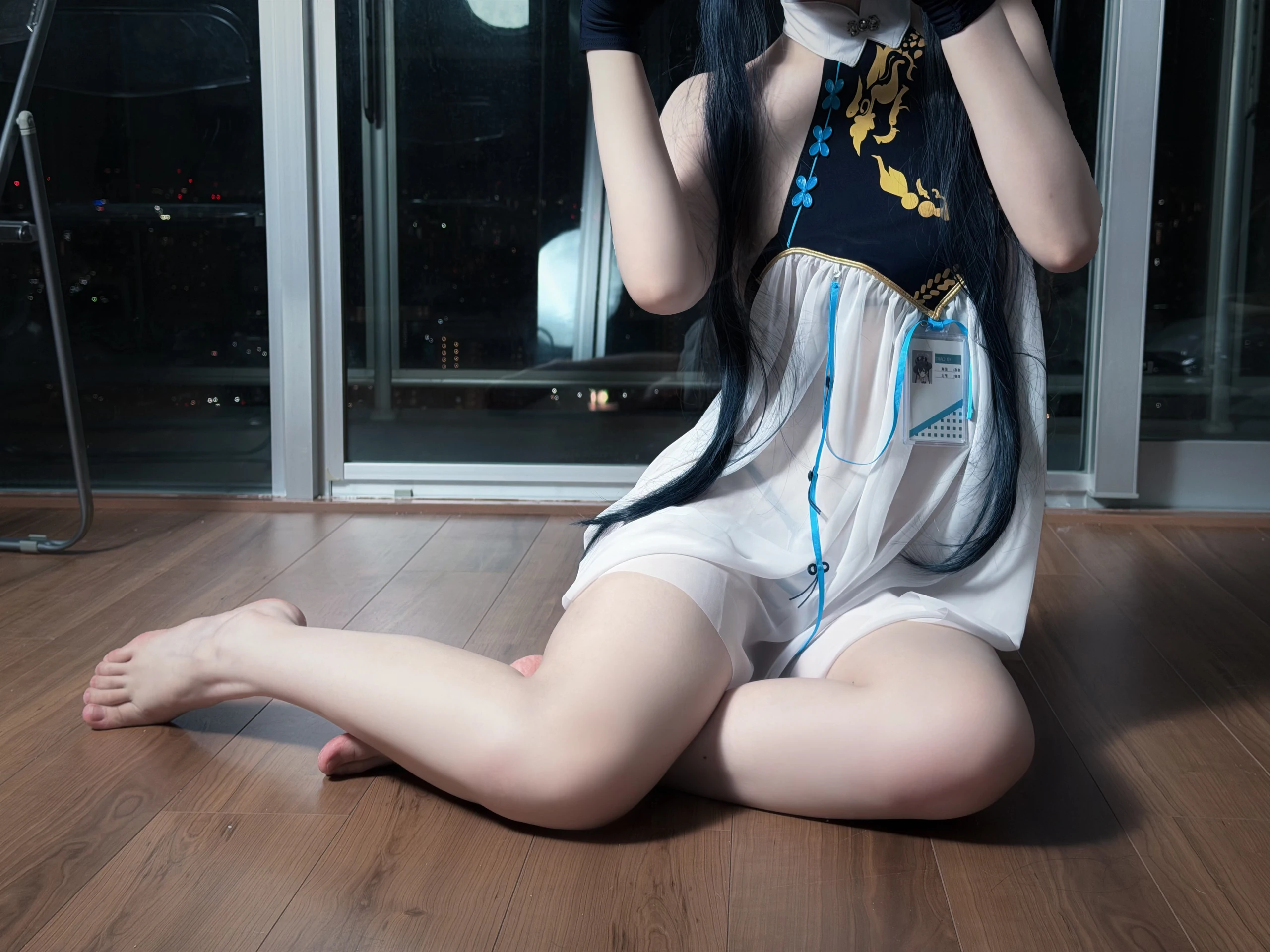 幼愛Youmeko – kisaki see through dress with thongs 妃咲连衣裙 [42P]插图2