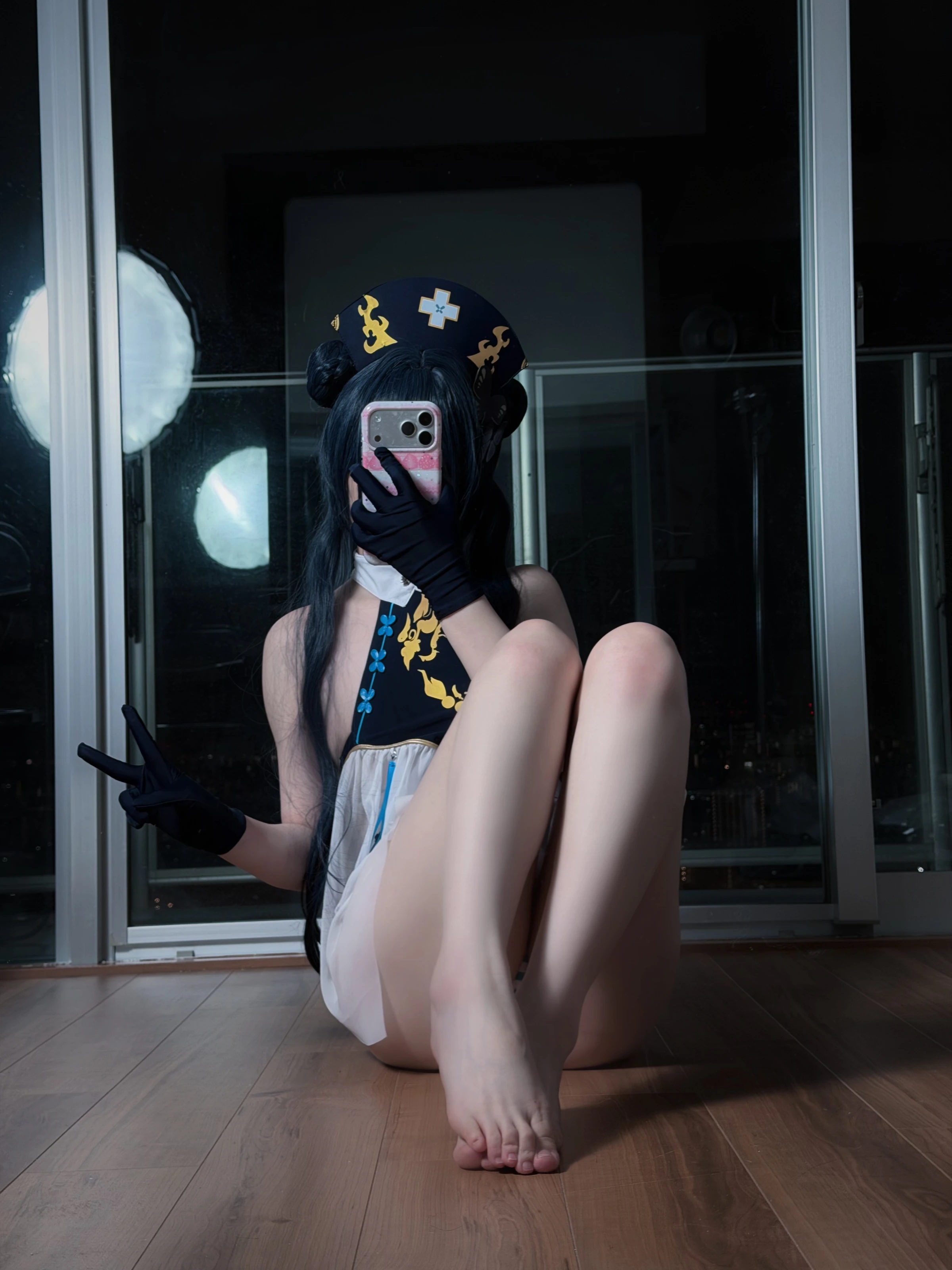 幼愛Youmeko – kisaki see through dress with thongs 妃咲连衣裙 [42P]插图3