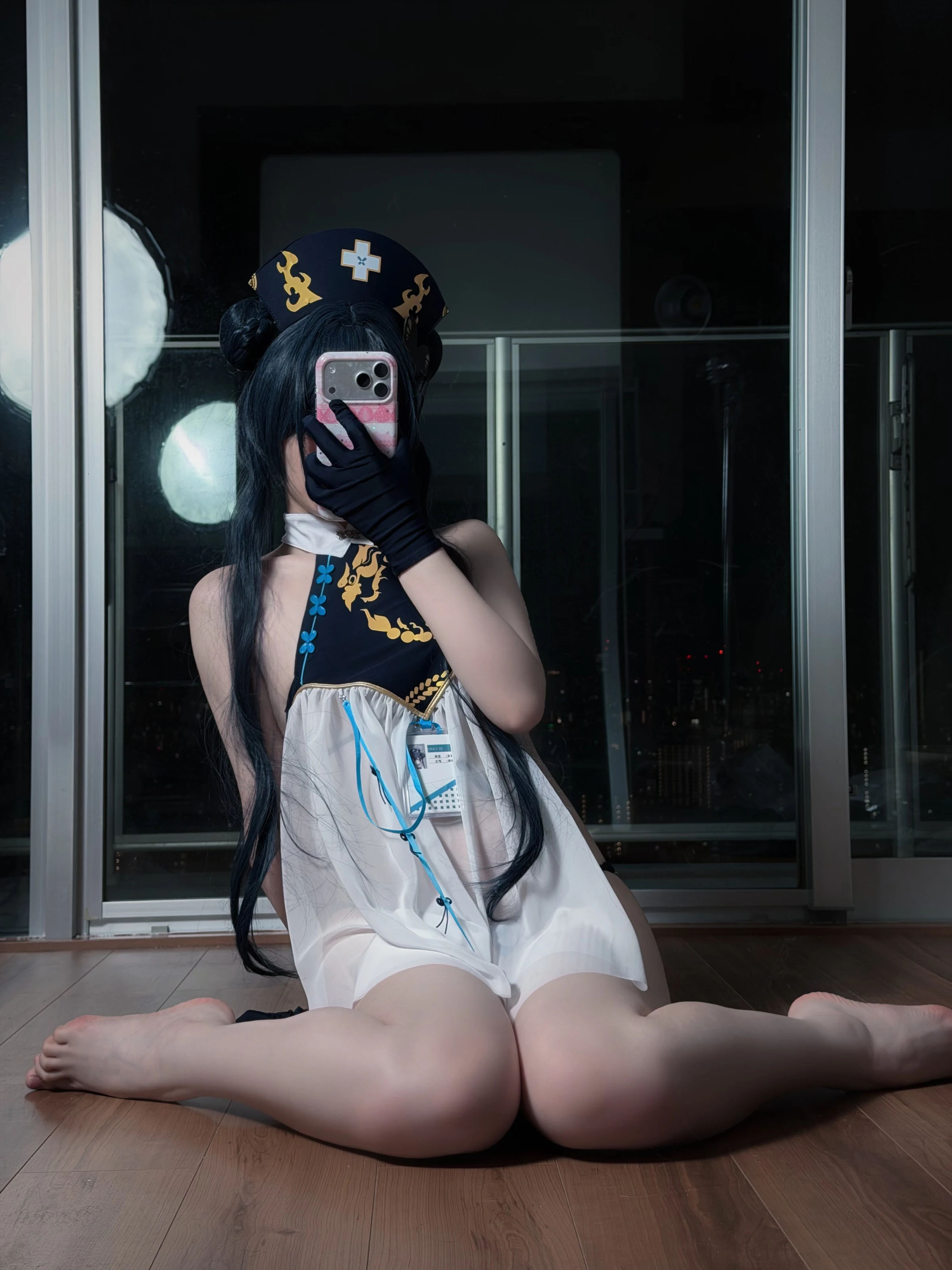 幼愛Youmeko – kisaki see through dress with thongs 妃咲连衣裙 [42P]插图5
