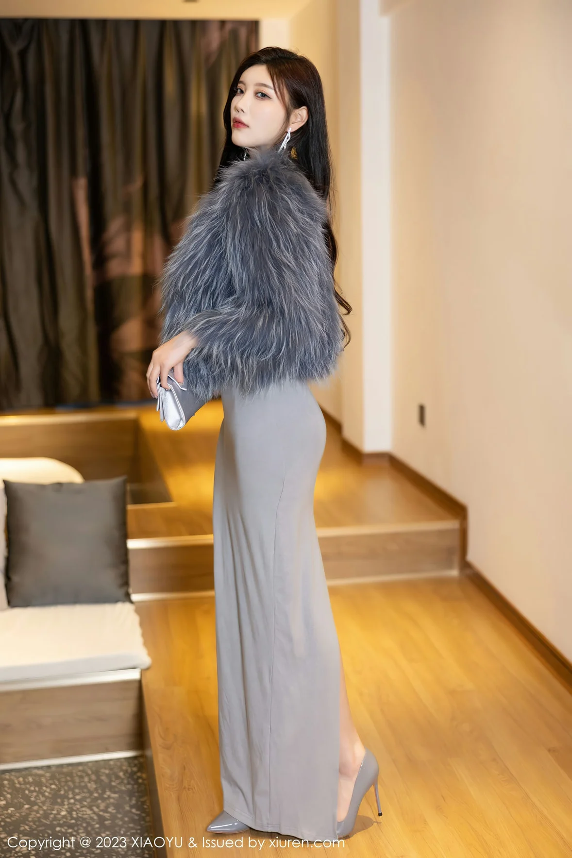 XIAOYU 语画界 Vol.1051 杨晨晨Yome 灰色镂空连衣贵州旅拍 [88P]插图1