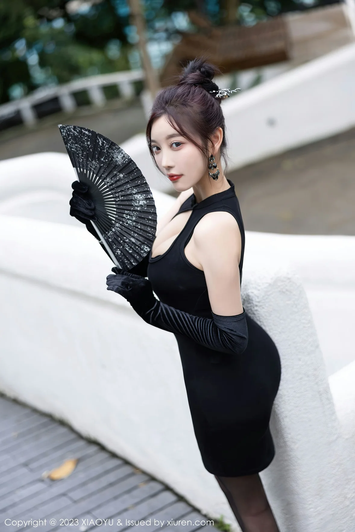 XIAOYU 语画 Vol.1070 杨晨晨Yome 魅惑黑丝贵州旅拍1 [89P]插图1