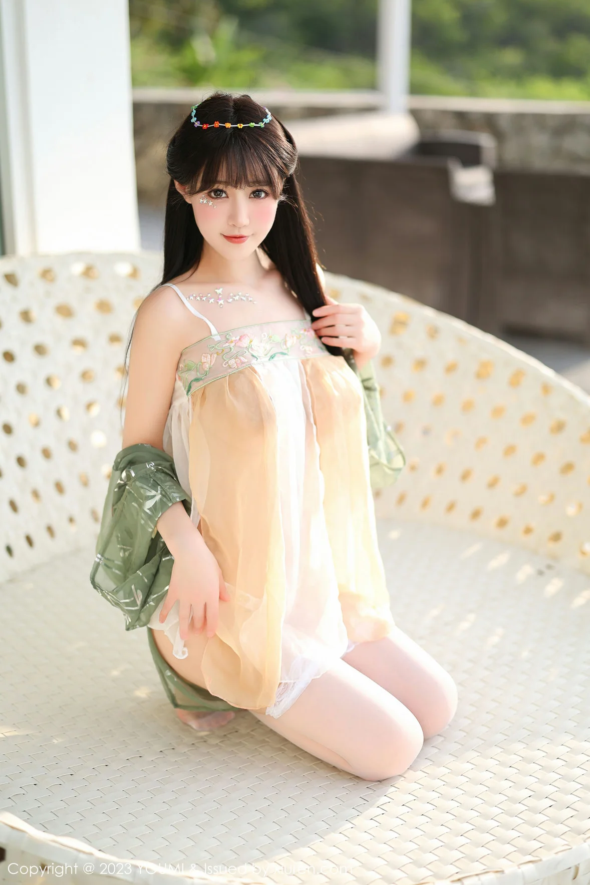 尤蜜荟 Vol.936 朱可儿Flora 白色丝袜普吉岛旅拍 [85P]插图2