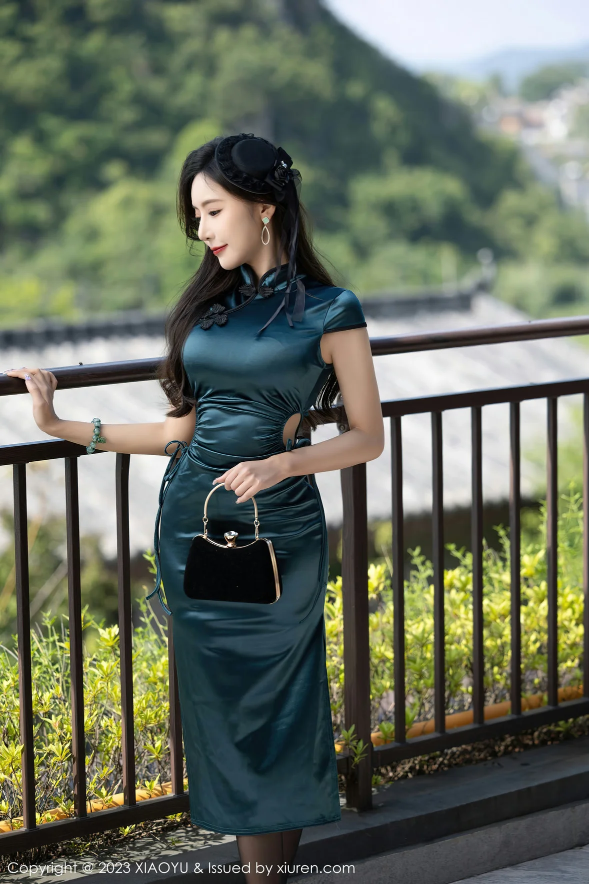 XIAOYU 语画界 Vol.1048 王馨瑶 暗绿色旗袍 [85P]插图4