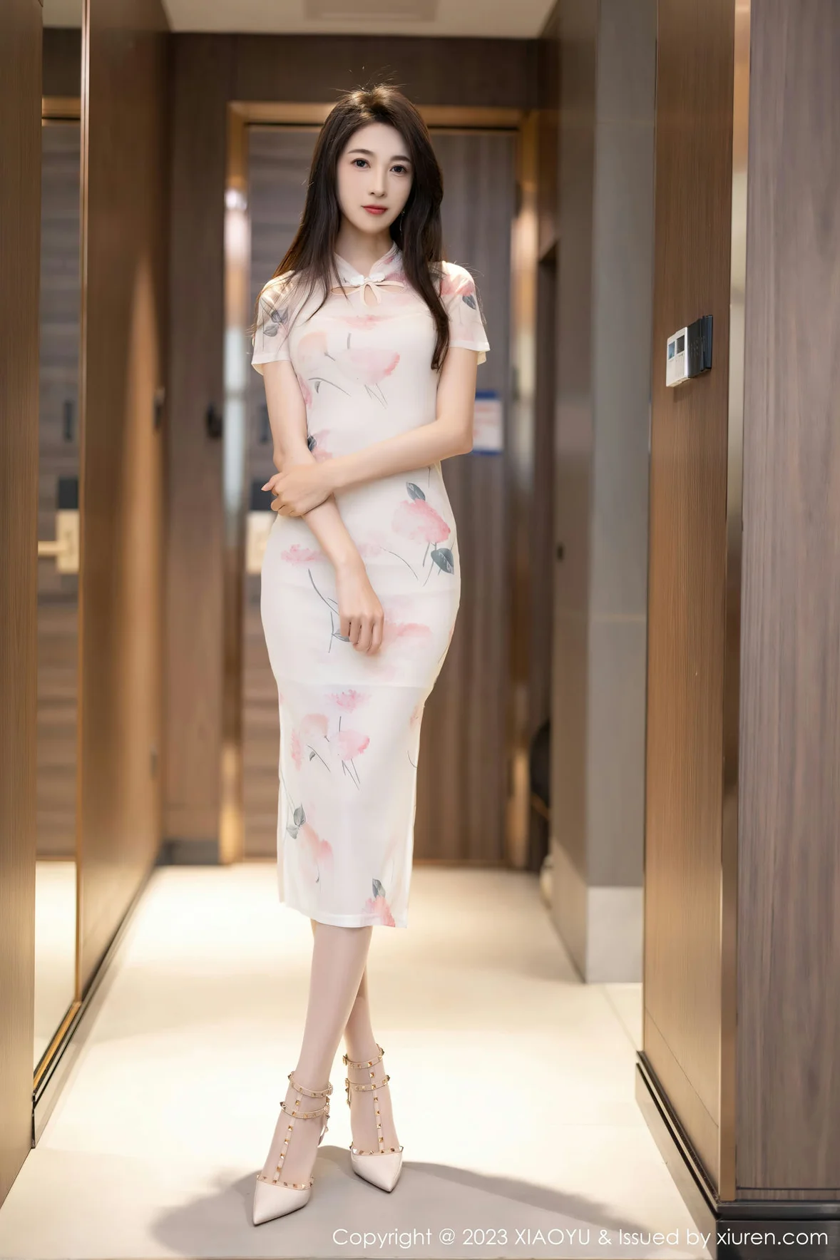 XIAOYU 语画 Vol.1093 林乐一 图案旗袍性感写真 [84P]插图