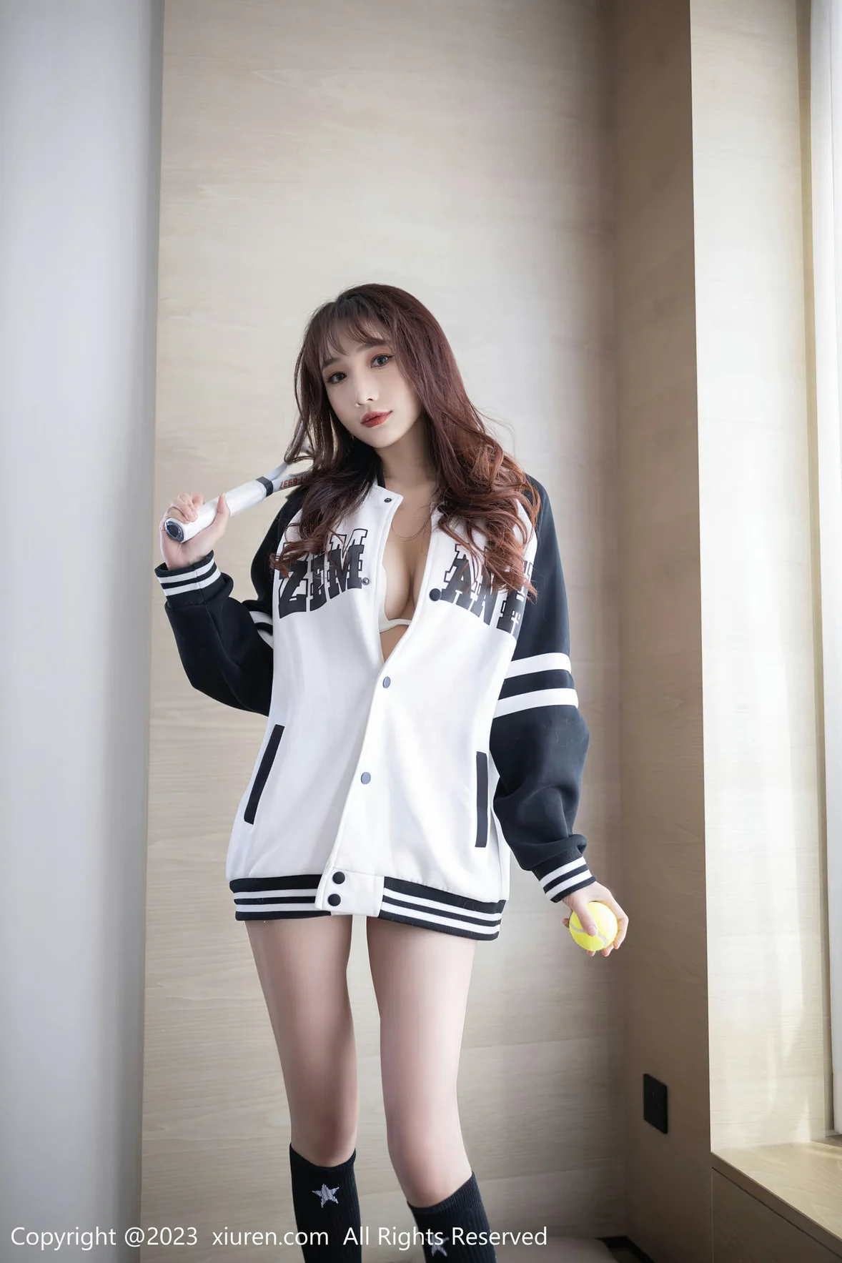 XiuRen 秀人 No.6884 陆萱萱 网球主题拍摄性感写真 [82P]插图1