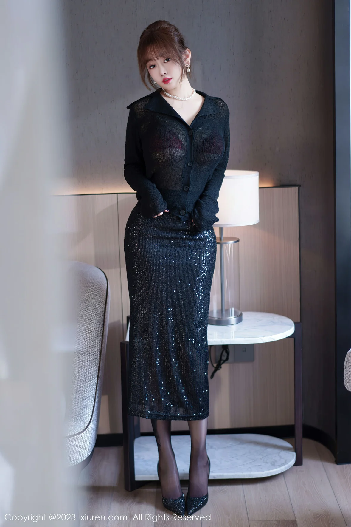 XiuRen 秀人 No.7156 王雨纯 红色蕾丝内衣性感写真 [76P]插图2