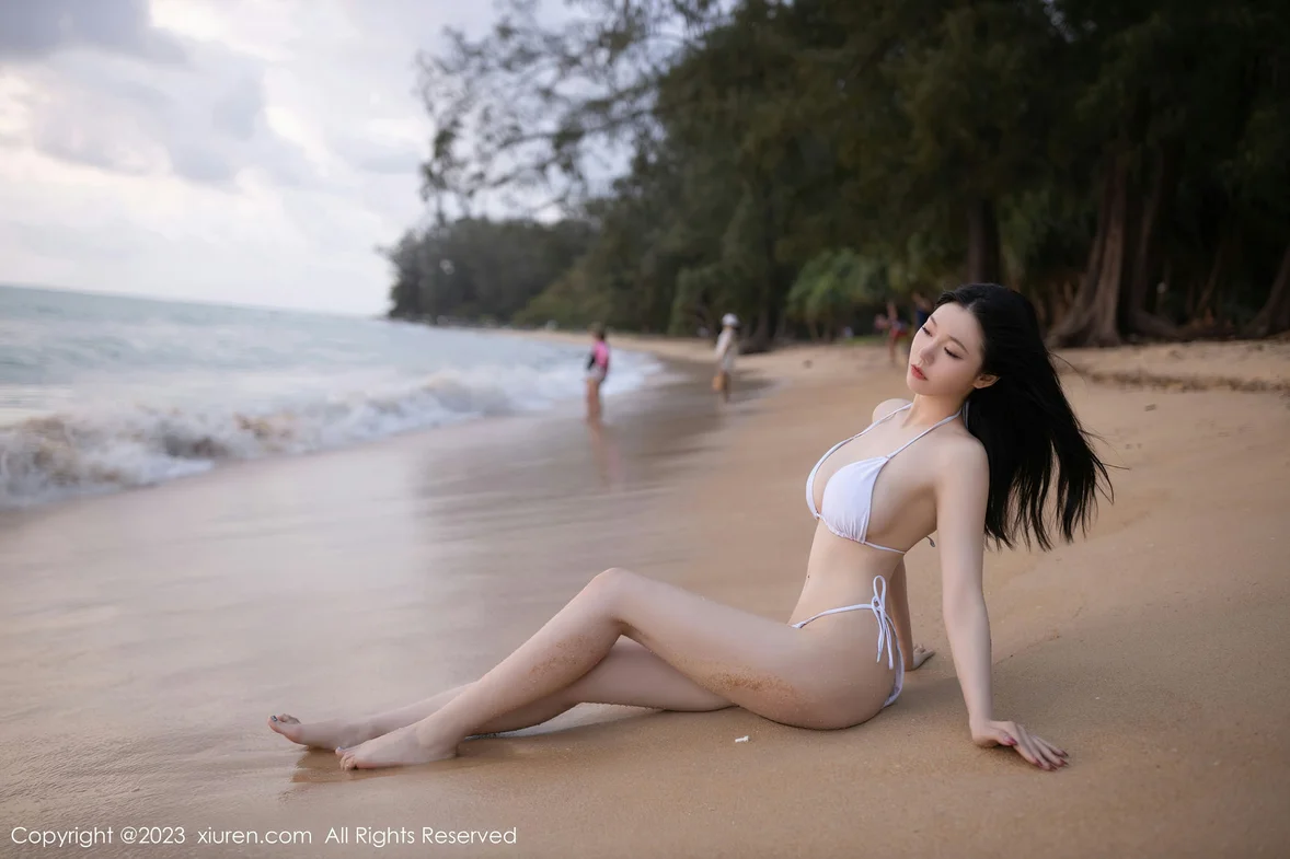 XiuRen 秀人 No.7096 安然anran 白色比基尼泰国旅拍 [80P]插图5