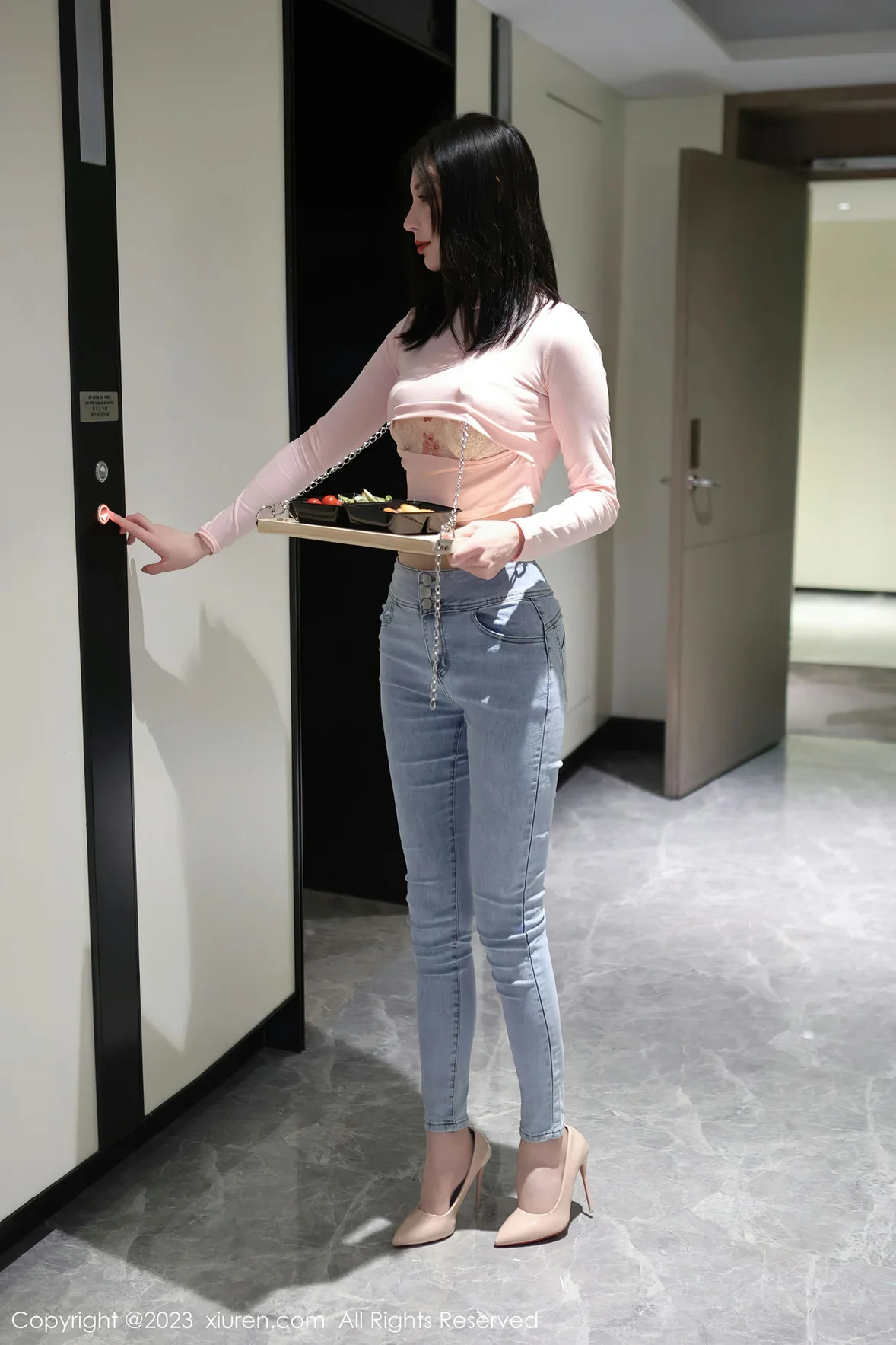 XiuRen 秀人 No.6992 曼柔 粉色蕾丝内衣性感写真 [83P]插图1