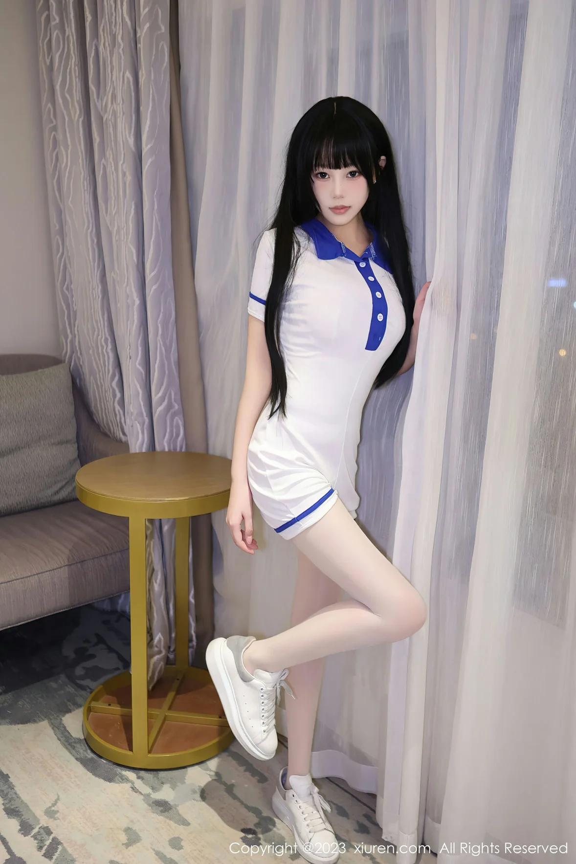 XiuRen 秀人 No.6985 早川京子 白色学妹清纯服饰性感写真 [82P]|图集秀