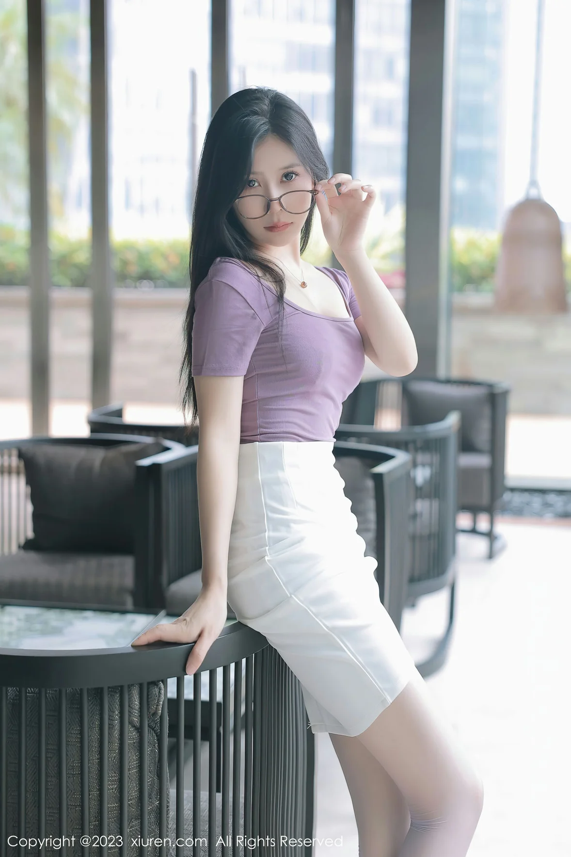 XiuRen 秀人 No.6865 尹甜甜 淡红色蕾丝内衣泰国旅拍 [86P]插图4