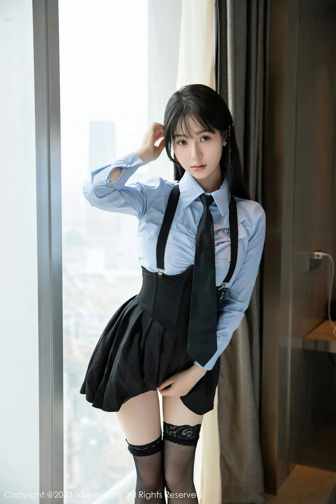 XiuRen 秀人 No.7140 柚琪Rich 性感学妹装扮 [77P]插图3