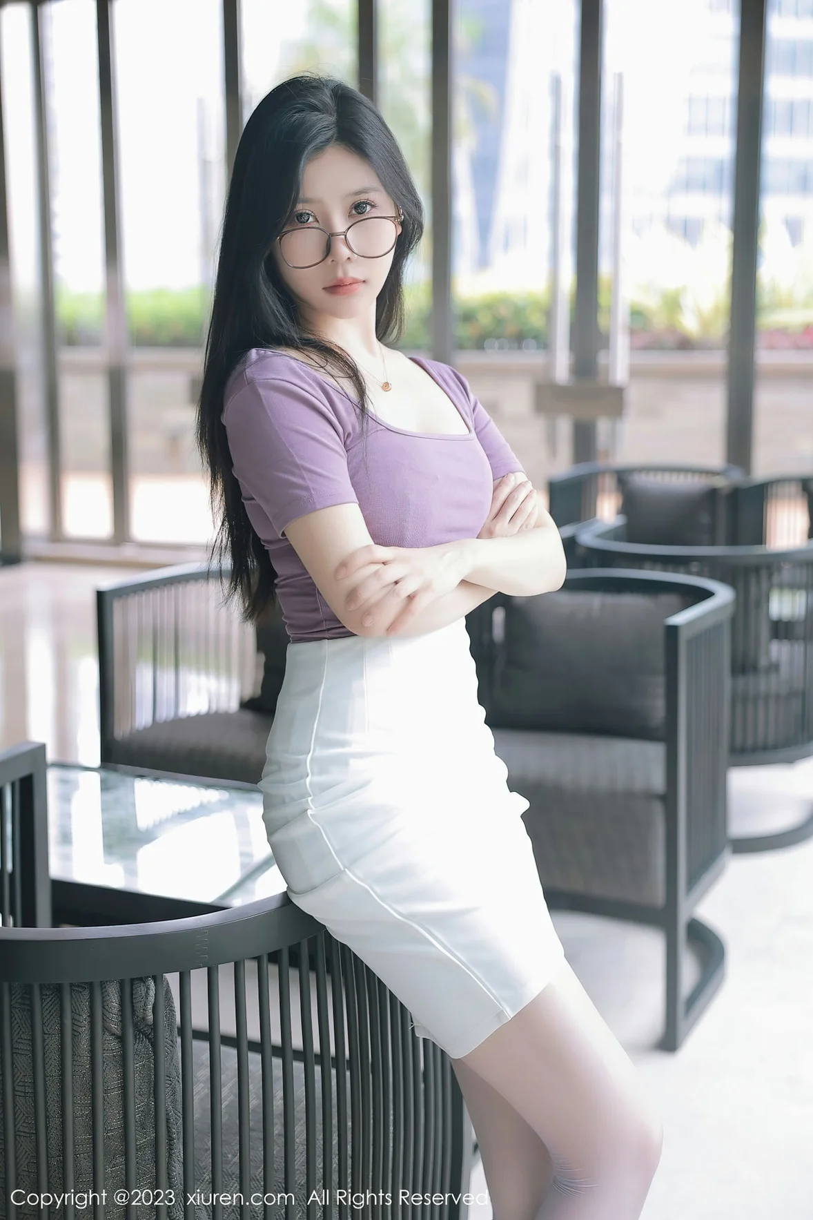 XiuRen 秀人 No.6865 尹甜甜 淡红色蕾丝内衣泰国旅拍 [86P]插图5