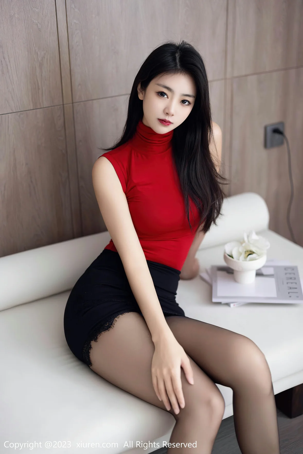 XiuRen 秀人 No.6883 可樂Vicky 性感黑色短裙性感写真3 [76P]插图4