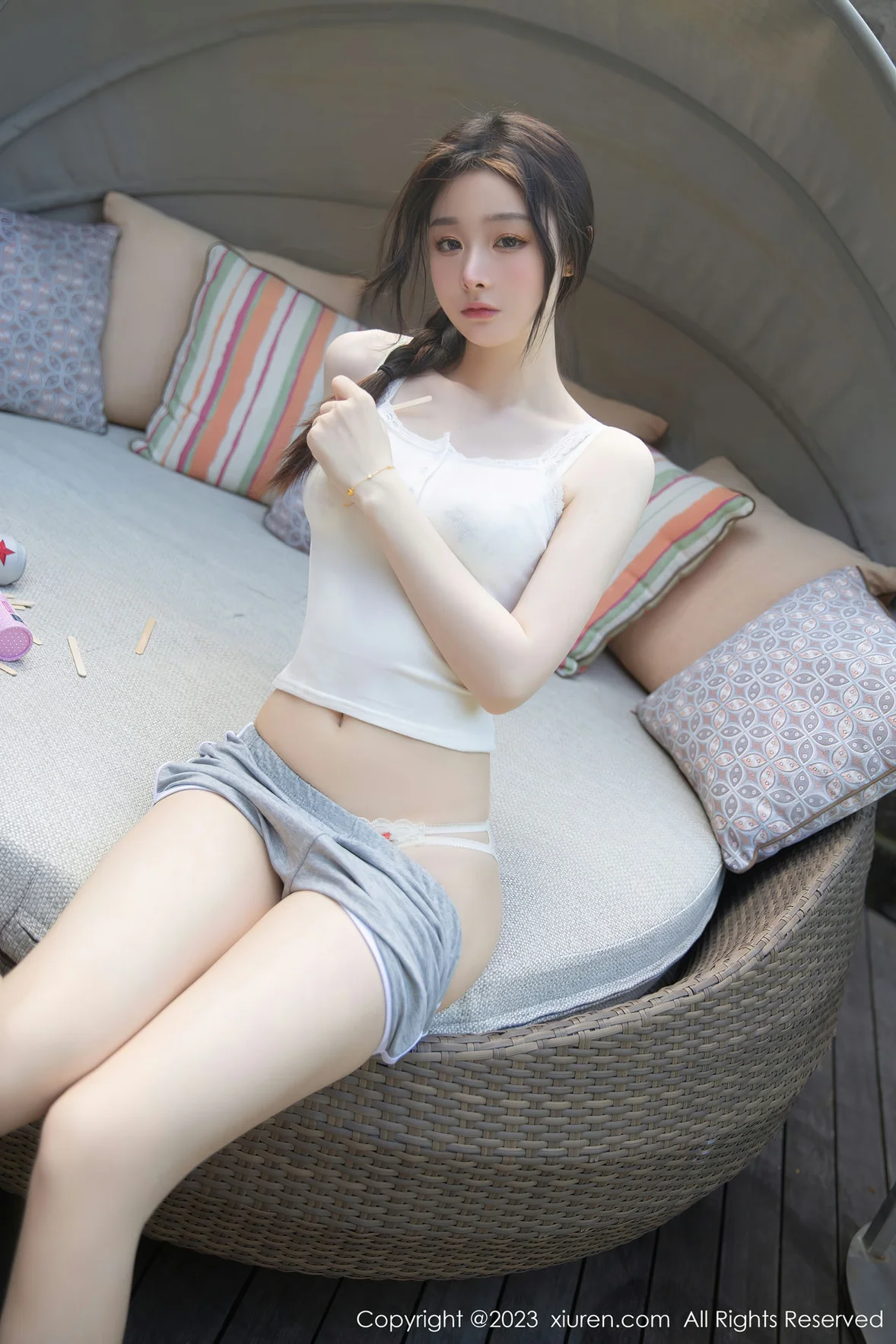 XiuRen 秀人 No.7221 是小逗逗 抽签小游戏主题性感写真 [80P]插图6