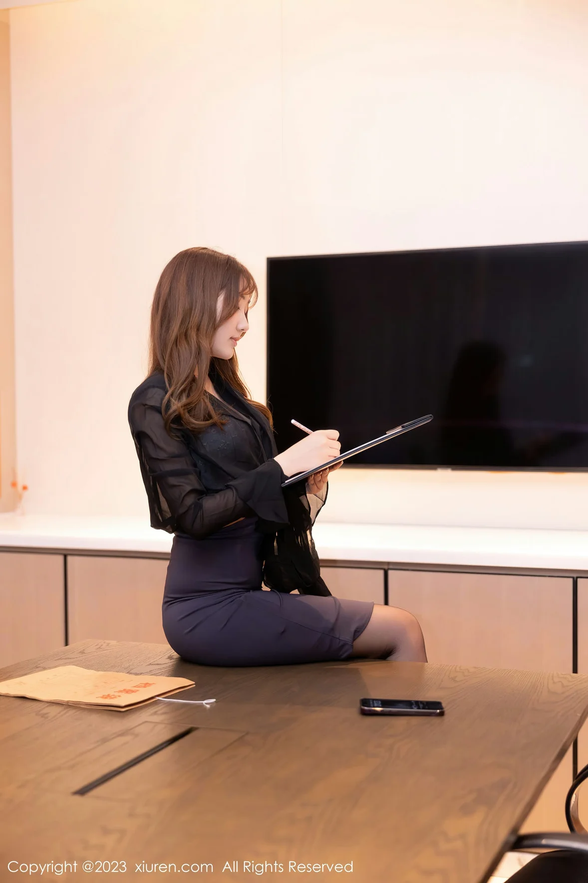 XiuRen 秀人 No.6848 江真真 魅惑黑丝性感写真33 [79P]插图2