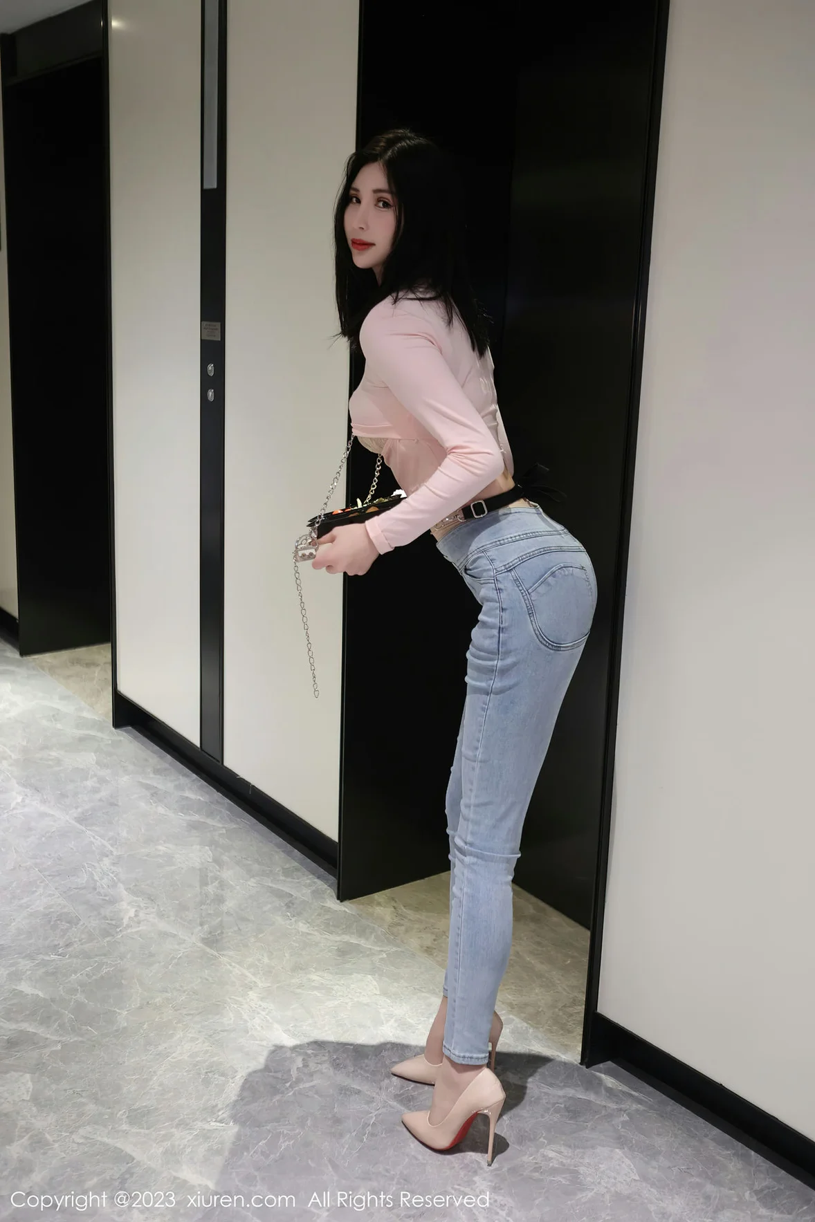 XiuRen 秀人 No.6992 曼柔 粉色蕾丝内衣性感写真 [83P]插图2