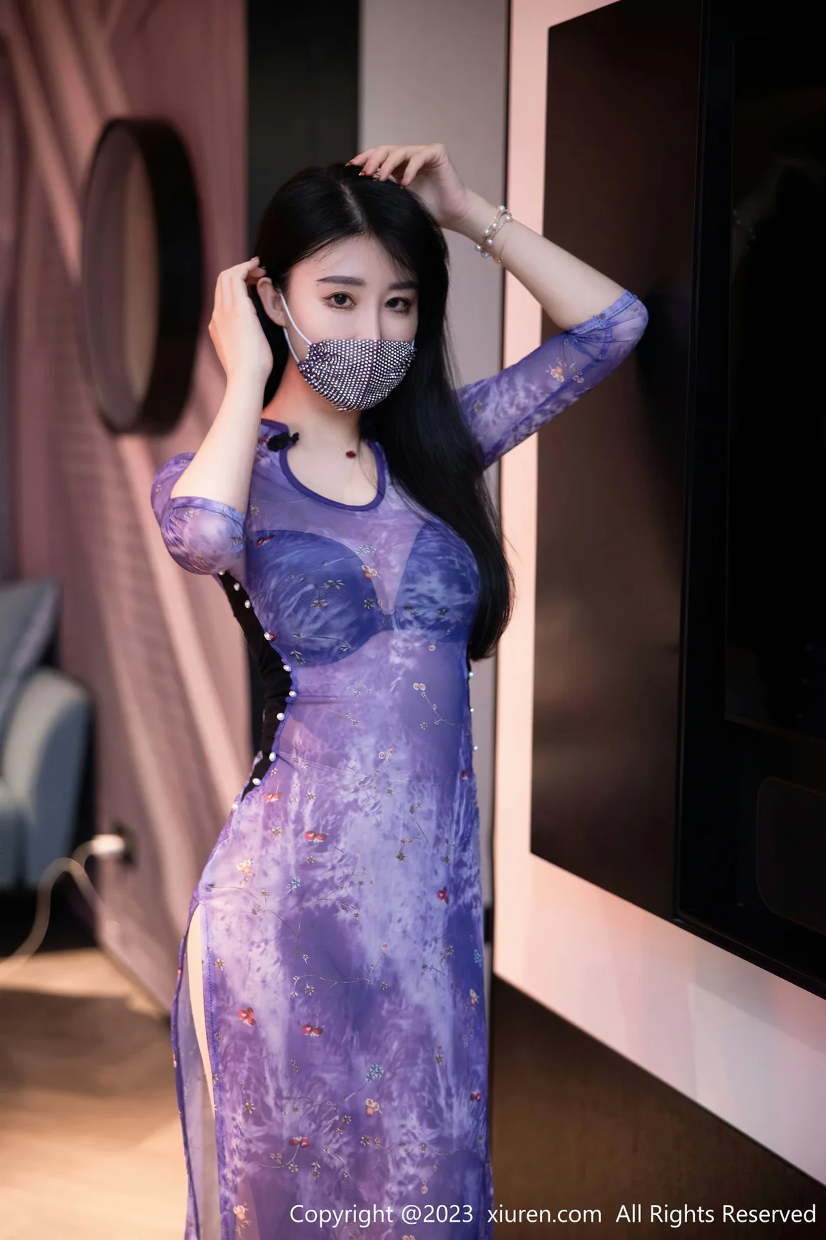 XiuRen 秀人 No.6876 司柠 湿身诱惑性感写真 [57P]插图1