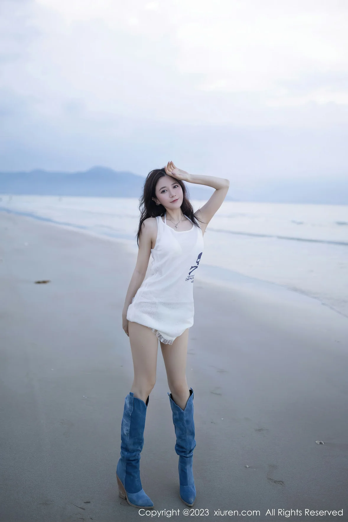 XiuRen 秀人 No.6852 鱼子酱Fish 白色比基尼巴厘岛旅拍1 [81P]插图1