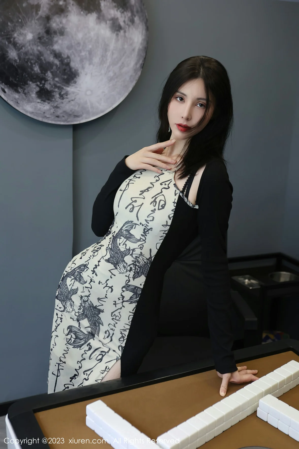 XiuRen 秀人 No.7178 曼柔 中国风连衣长裙性感写真 [74P]插图