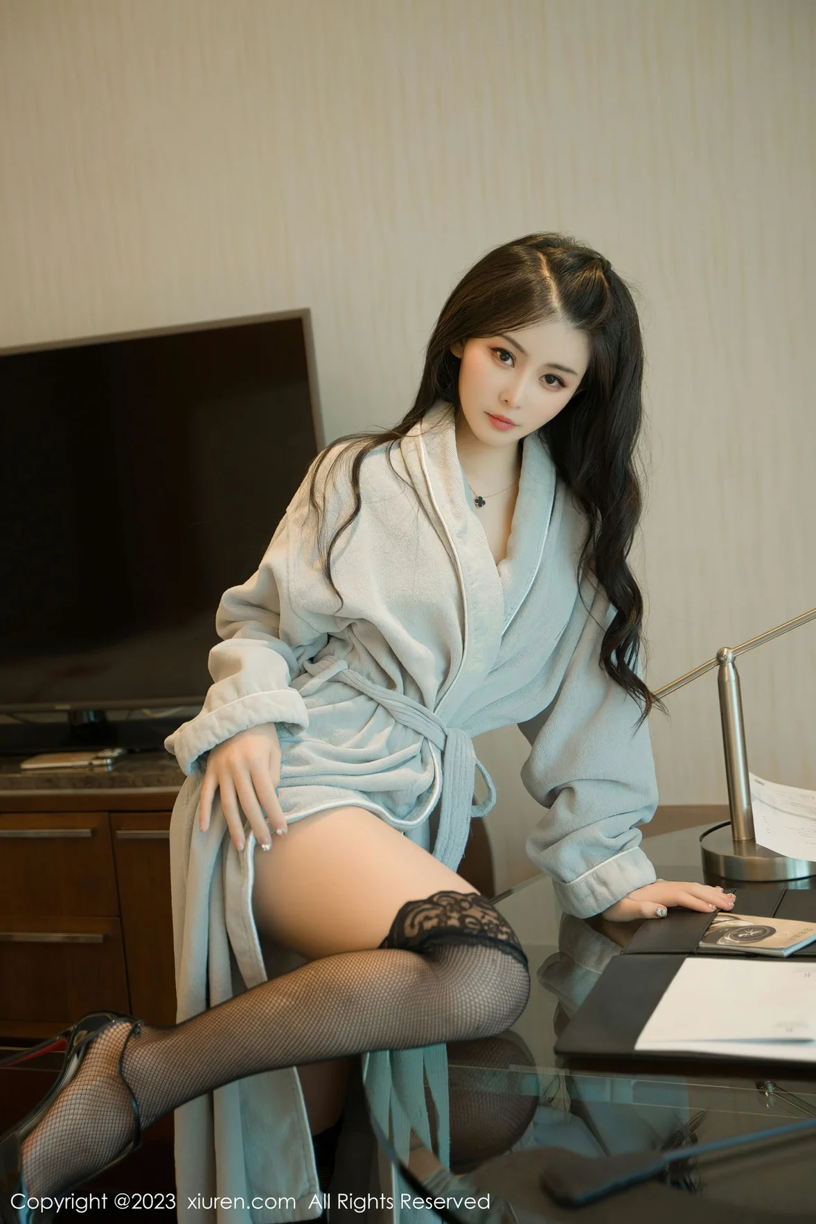 XiuRen 秀人 No.7107 柒喜小baby 蕾丝情趣性感写真 [57P]插图7