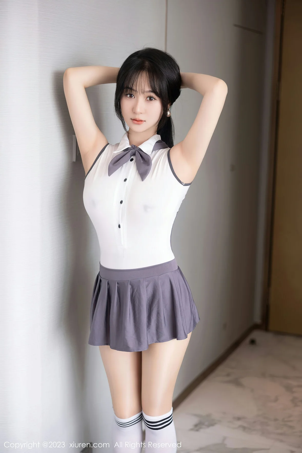 XiuRen 秀人 No.6818 柚琪Rich 轻透高开叉性感写真 [99P]插图5